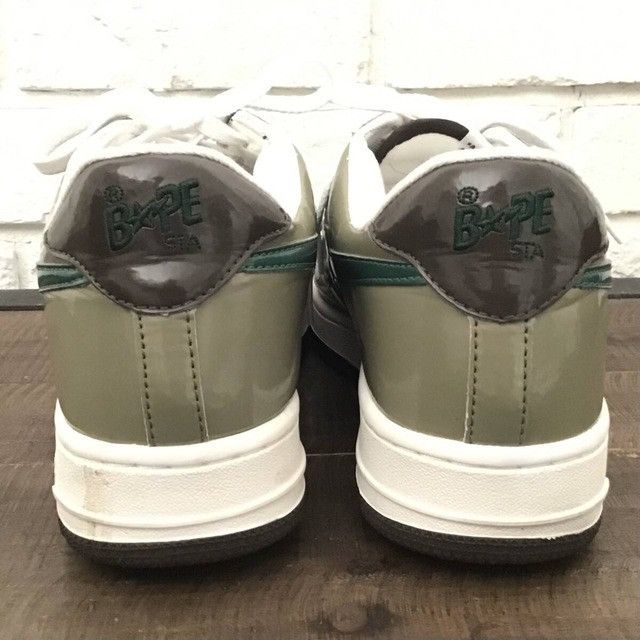 Bape × Kaws × Nigo KAWS CHOMPERS BAPE STA Patent Leather Sneakers APE NIGO Size US 9.5 / EU 42-43 - 5 Thumbnail