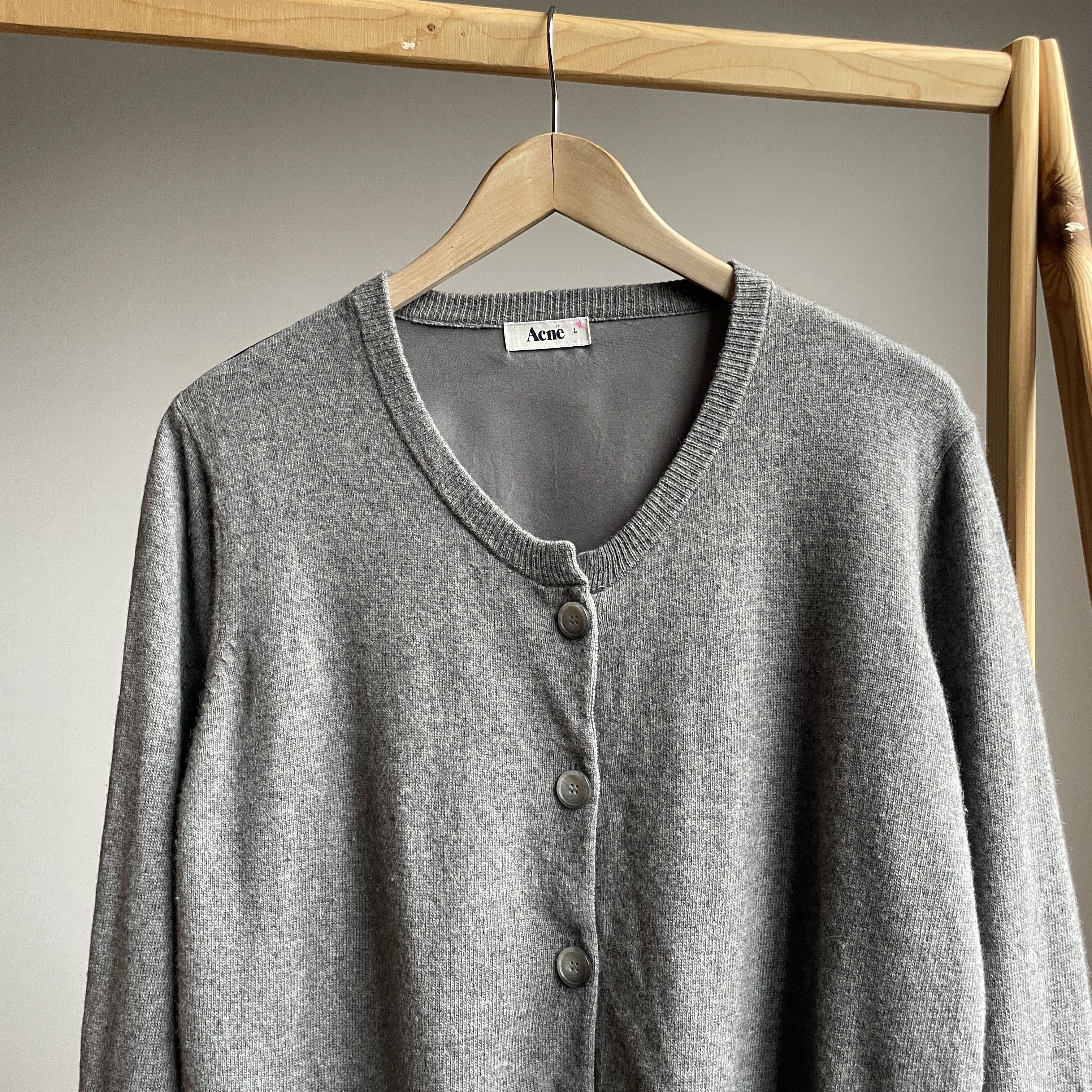 Acne Studios Acne Studios A/W 2008 Will Wool Cashmere Womens Cardigan Size L / US 10 / IT 46 - 3 Thumbnail