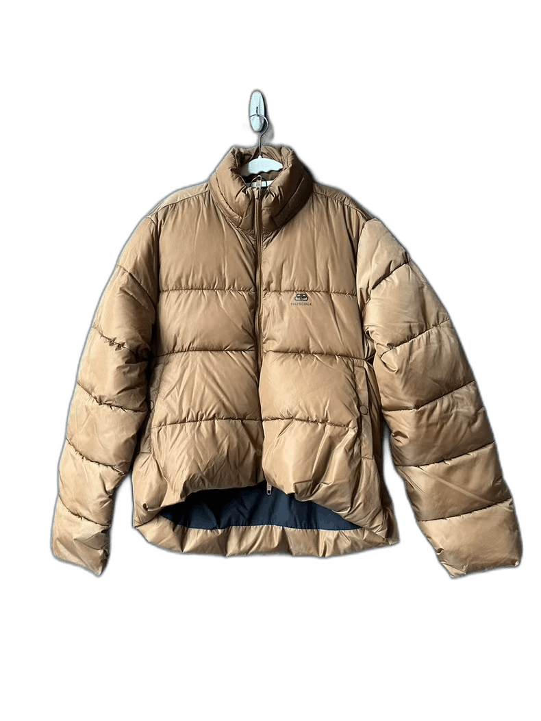 Balenciaga Balenciaga Brown Oversized Puff Jacket Size US L / EU 52-54 / 3 - 1 Thumbnail