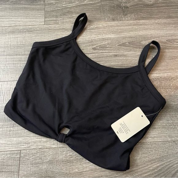Other NWT Year of Ours Kendall Knot Crop Tank Black Women Size Lar Size L / US 10 / IT 46 - 2 Thumbnail