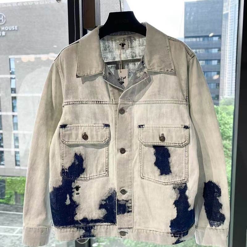 Dior Dior Tie Dye Denim Jacket Size 34 Size XS / US 0-2 / IT 36-38 - 1 Thumbnail