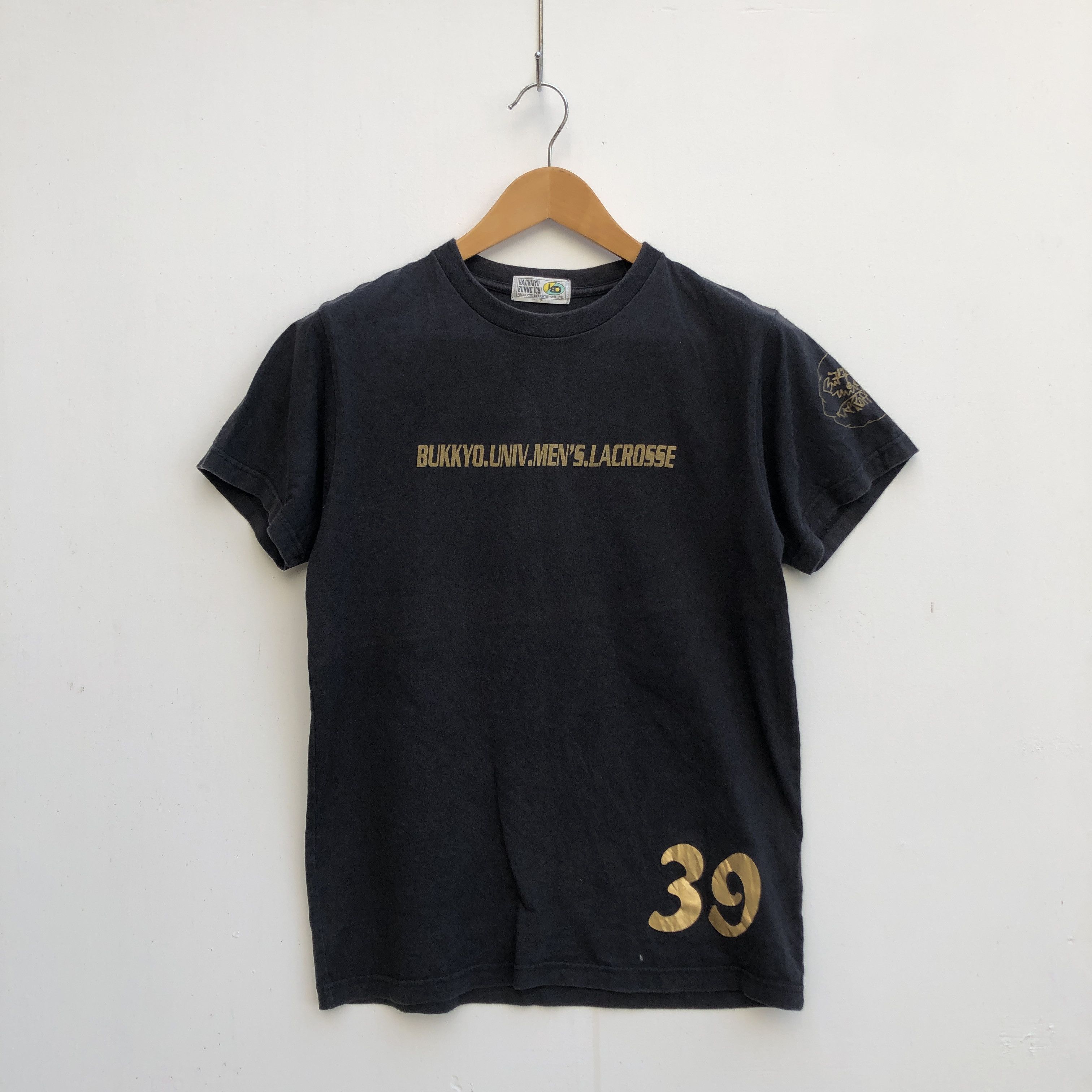 Japanese Brand BUKKYO MENS UNIV LACROSSE Crew Neck T Shirt #0947-31 Size US S / EU 44-46 / 1 - 3 Thumbnail