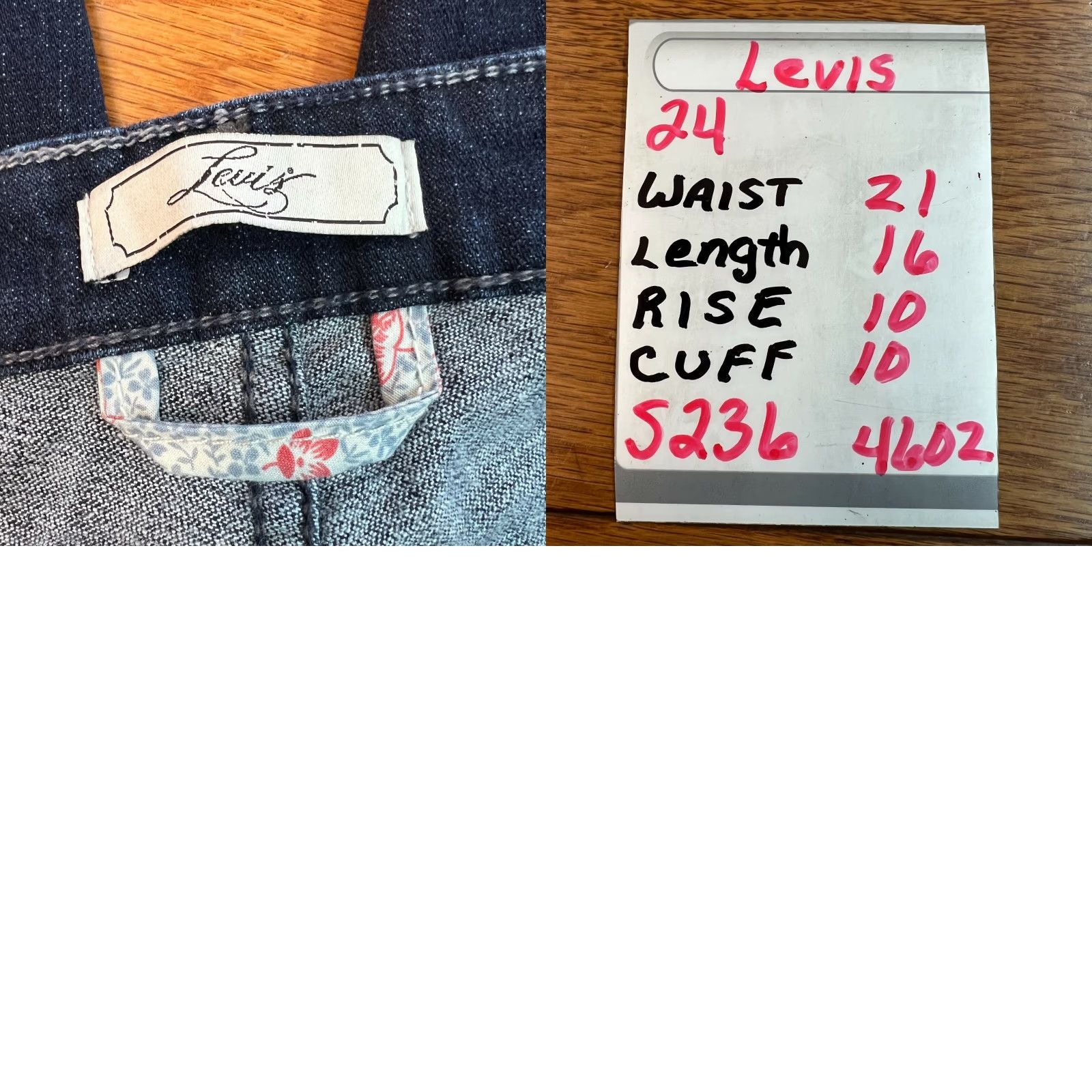 Levi's VINTAGE Levi's Women's Bermuda Shorts Casual Denim Size 24 Mid Rise 16 Inseam Blue 90s Logo Size 42" / US 20 - 8 Thumbnail
