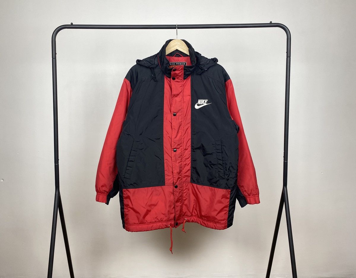 Nike Nike Vintage Big Logo Jacket Light Puffer 90's Full Zip Size US M / EU 48-50 / 2 - 3 Thumbnail
