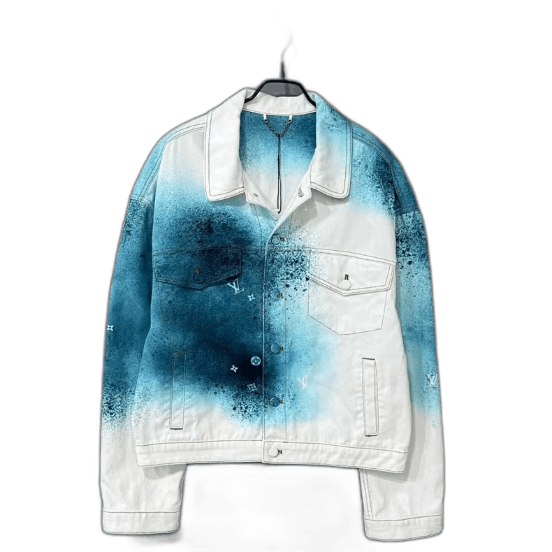 Louis Vuitton Louis Vuitton Tie-Dye Denim Jacket - dmc Size M / US 6-8 / IT 42-44 - 1 Thumbnail