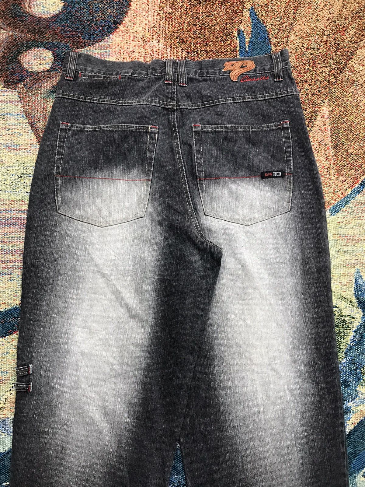 Other Vintage rawblue SpellOut embroidered denim Size US 36 / EU 52 - 10 Thumbnail