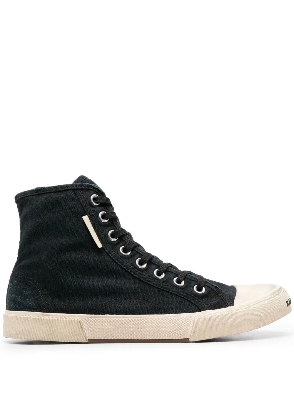 Balenciaga Paris High Top Black Sneakers Size US 6 / IT 36 - 1 Thumbnail