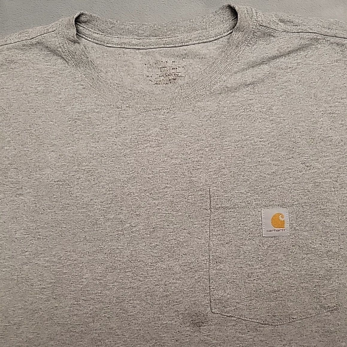 Carhartt VINTAGE Carhartt Shirt Womens XL Gray Pocket Workwear Original Fit K87 Work Tee Size XL / US 12-14 / IT 48-50 - 4 Thumbnail