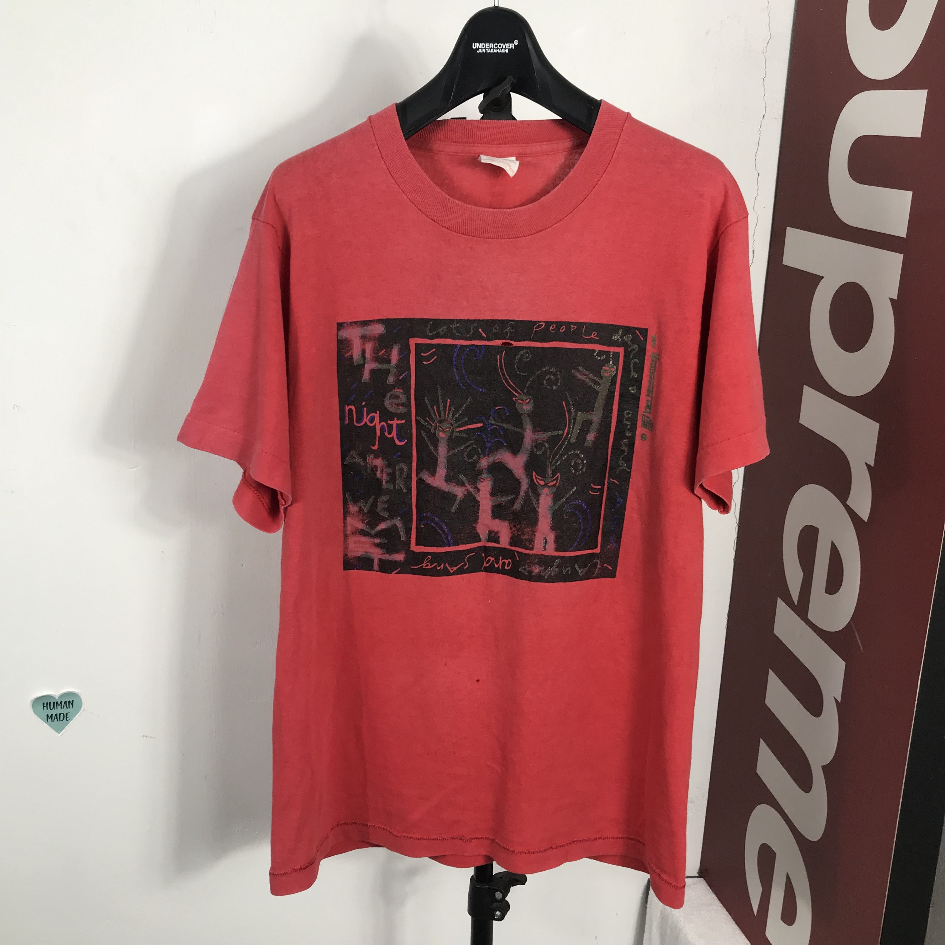 Vintage 90s the night after we dance haitian Voodoo Demon satan Tee Size US M / EU 48-50 / 2 - 1 Thumbnail