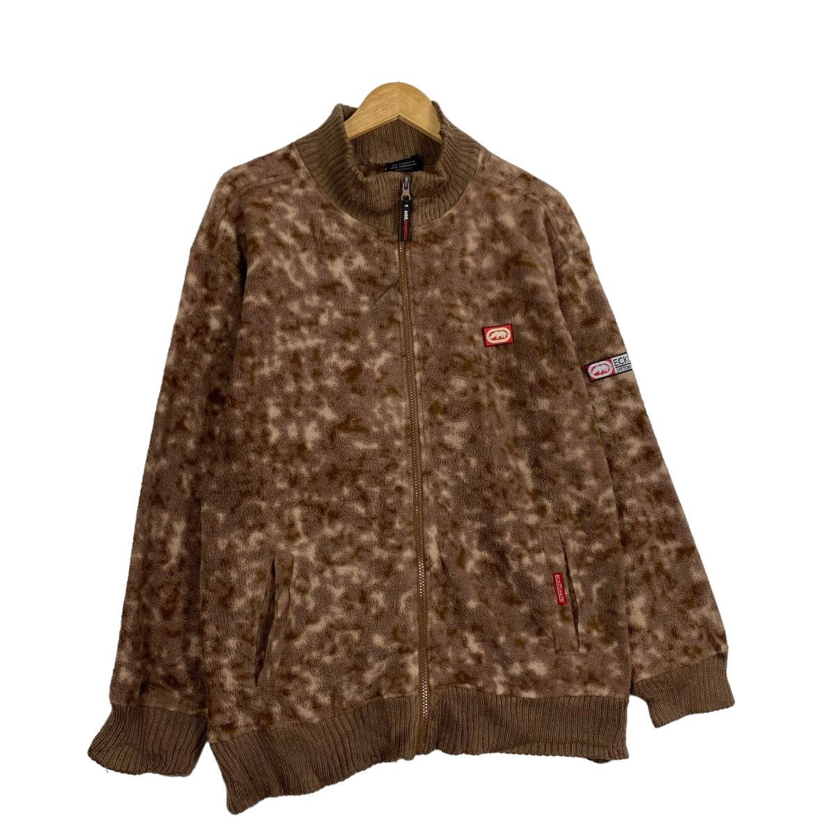 Ecko Unltd. Ecko Unltd Leopard Inspired Kapital Style Fullzip Fleece Size US M / EU 48-50 / 2 - 3 Thumbnail