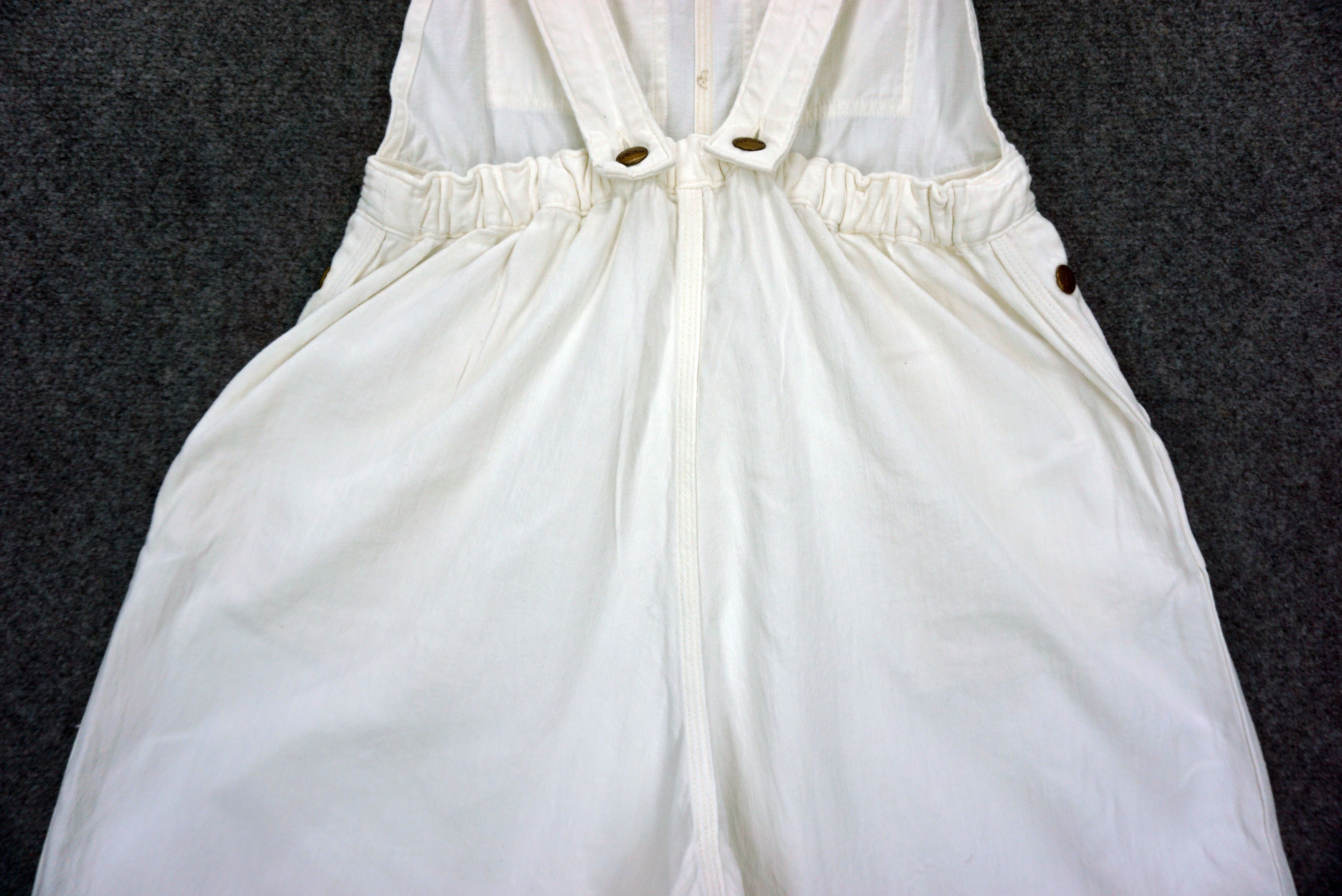 Japanese Brand Orslow Overalls W30xL17.5 Baggy Wide Leg Cropped Dungarees Size 26" / US 2 / IT 38 - 10 Thumbnail