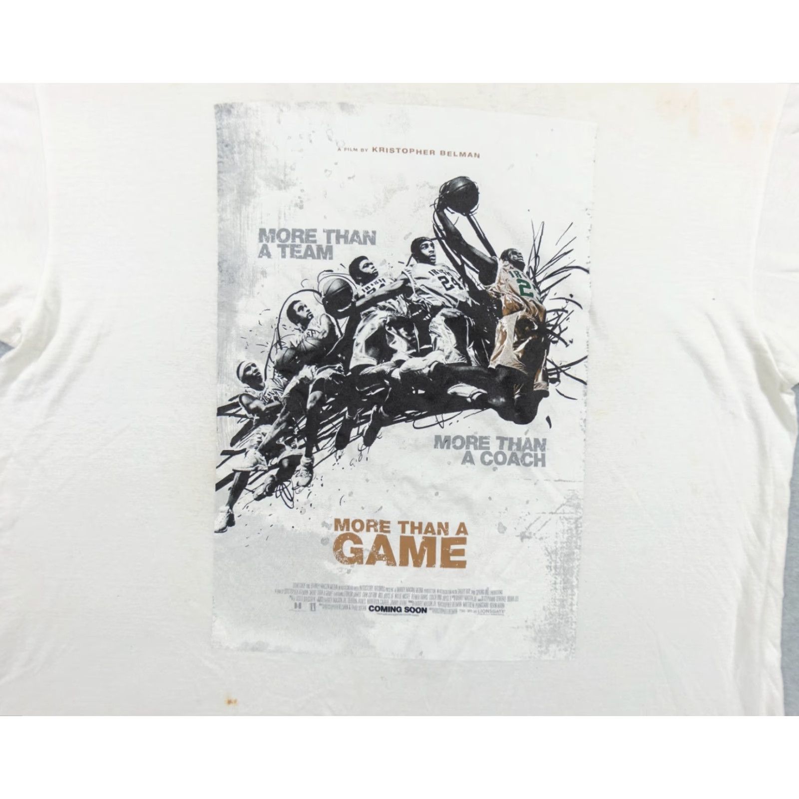 Nike Nike Lebron James Movie Promo Shirt Adult XL White Basketball Tee Size US XL / EU 56 / 4 - 2 Thumbnail