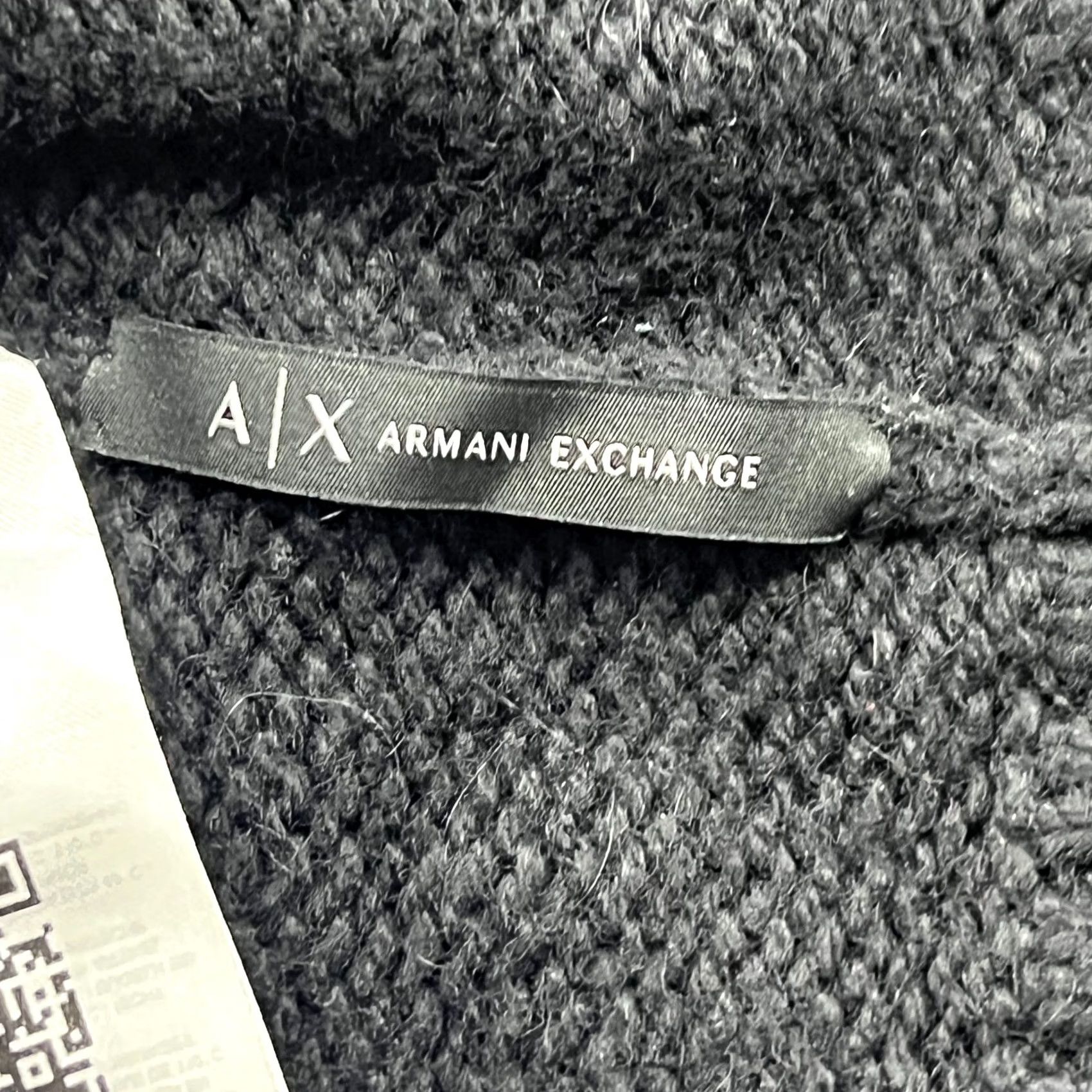 Armani Exchange Armani Exchange Beanie Hat One Size Black Pink Wool Blend Fuzzy Womens Knitted Size ONE SIZE - 7 Thumbnail