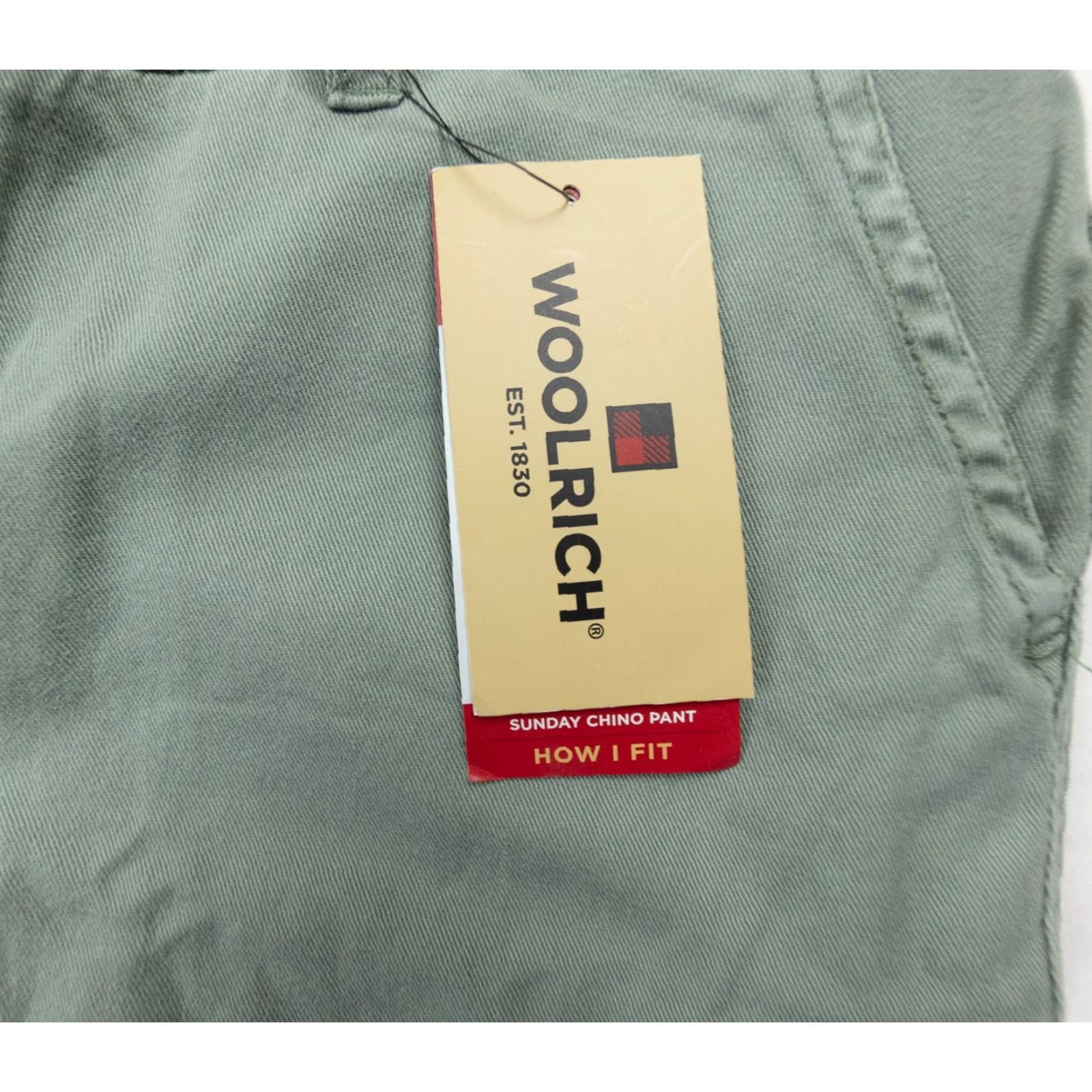 Vintage Woolrich Womens Chino Pants Size 6 Green Tapered Casual 27" Inseam Outdoor Size 28" / US 6 / IT 42 - 4 Thumbnail