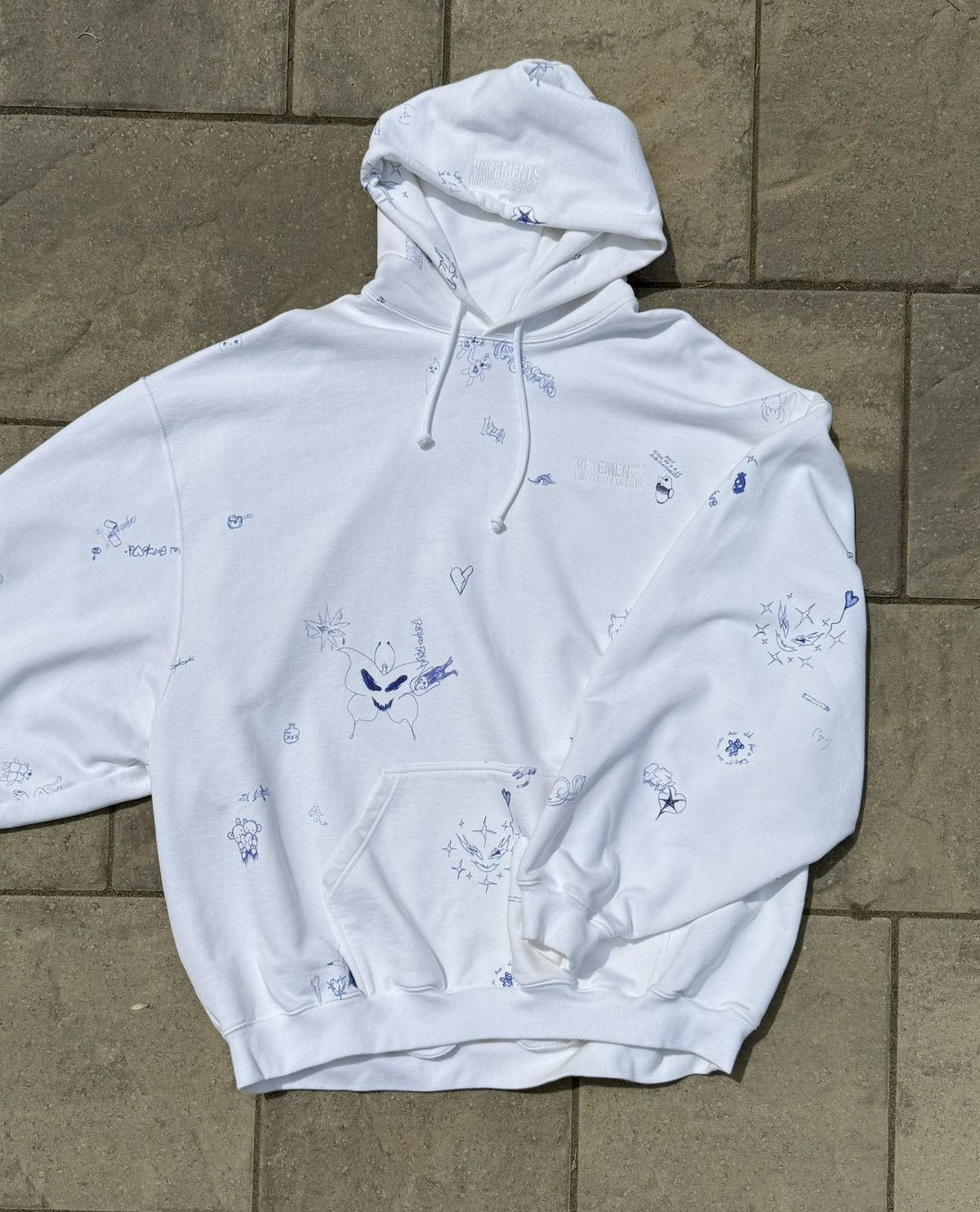 Vetements Vetements Limited Edition Men's Terry Scribble Hoodie