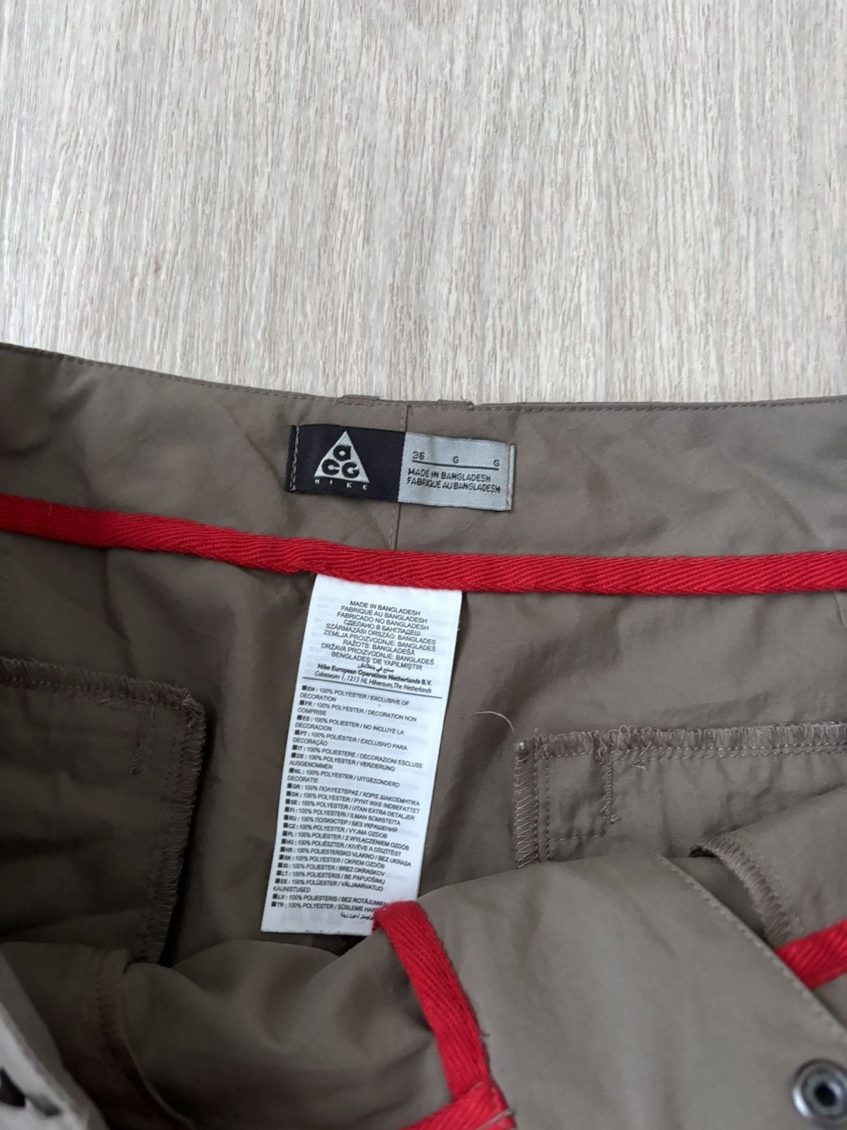Nike ACG × Vintage Vintage Nike ACG cargo neylon pants 90s rare Size US 34 / EU 50 - 4 Thumbnail