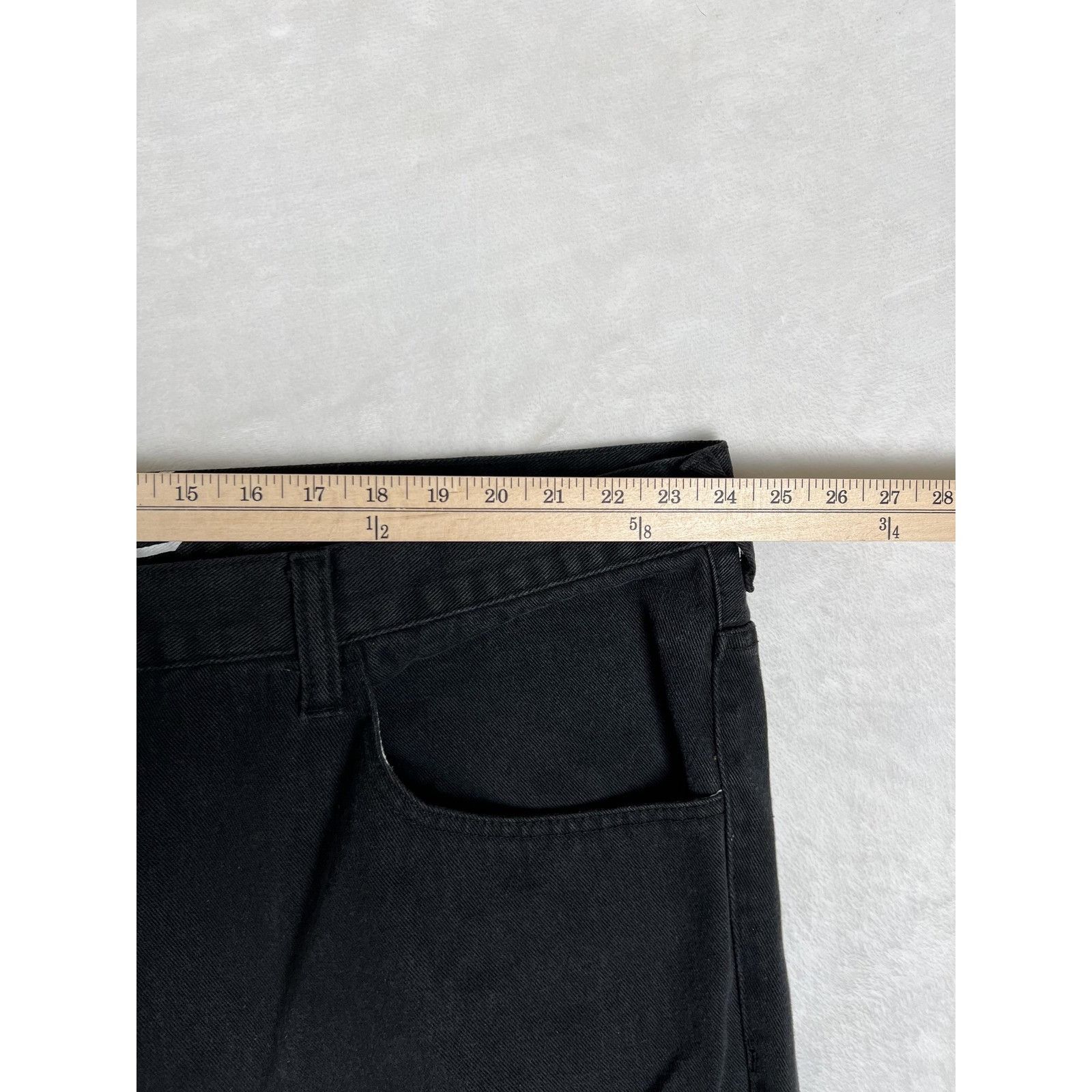 Enyce VTG Enyce Jeans Mens 48x34 Black Straight Leg Denim Sean Com Size 42" / US 20 - 4 Thumbnail