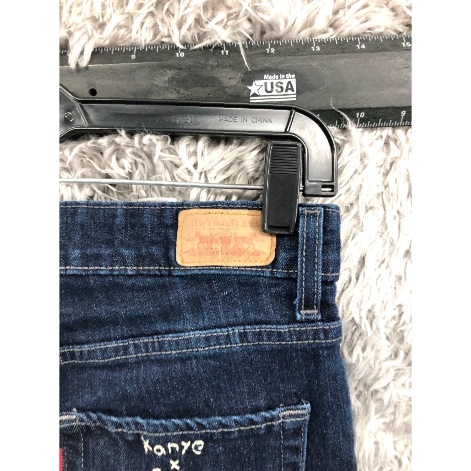 Levi's Levi's Jeans Skinny Womens Size 8 Dark Wash Blue Mid Rise 5-Pocket Denim Size 30" / US 8 / IT 44 - 7 Thumbnail
