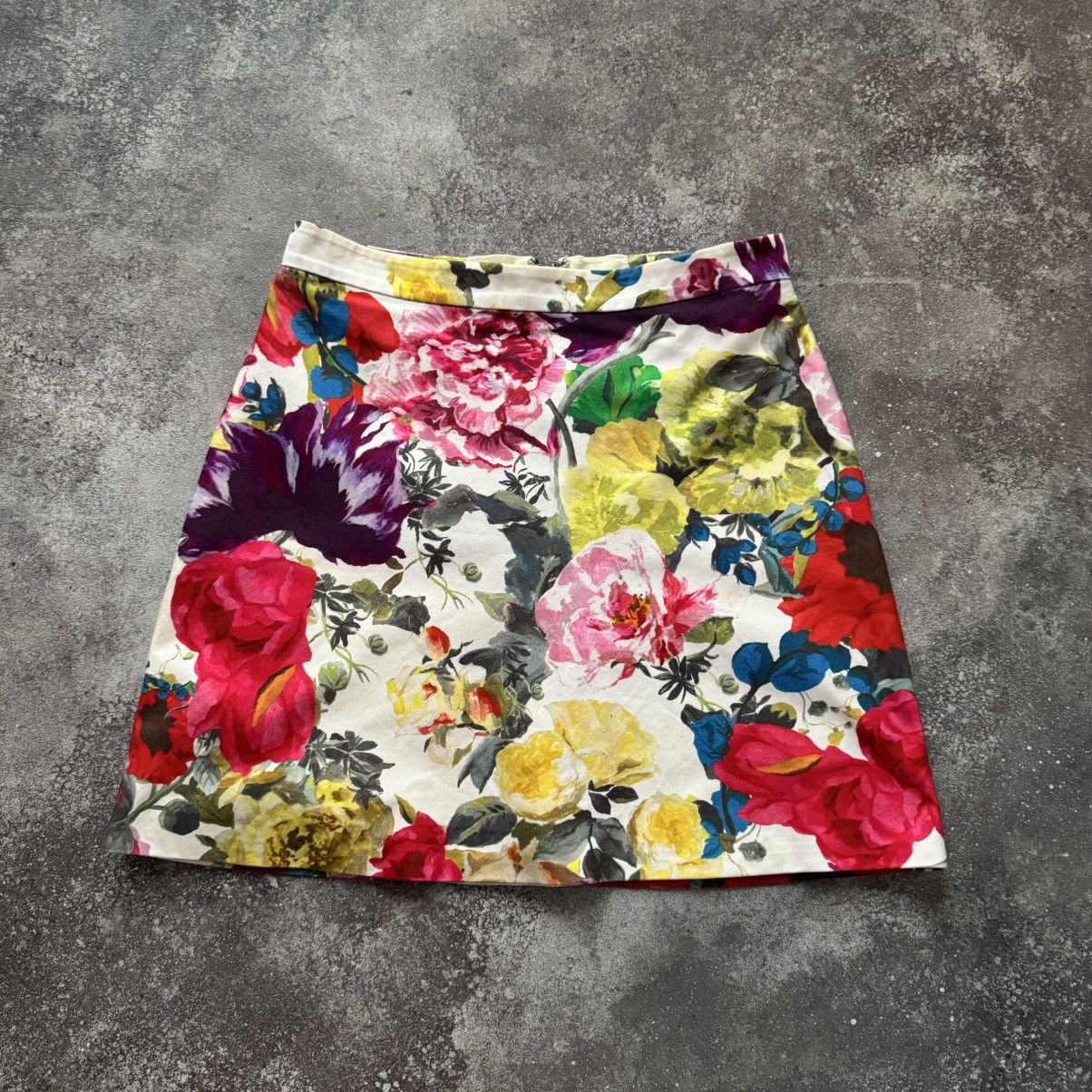 Alice + Olivia × Japanese Brand Alice + Olivia Multicolour Floral Mini Skirt Size 26" / US 2 / IT 38 - 3 Thumbnail