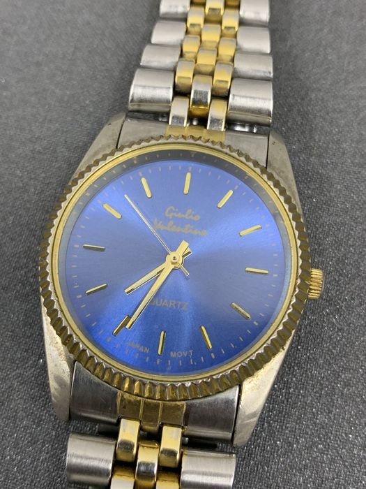 Vintage Vintage Giorgio Valentino Blue Dial Watch Grailed