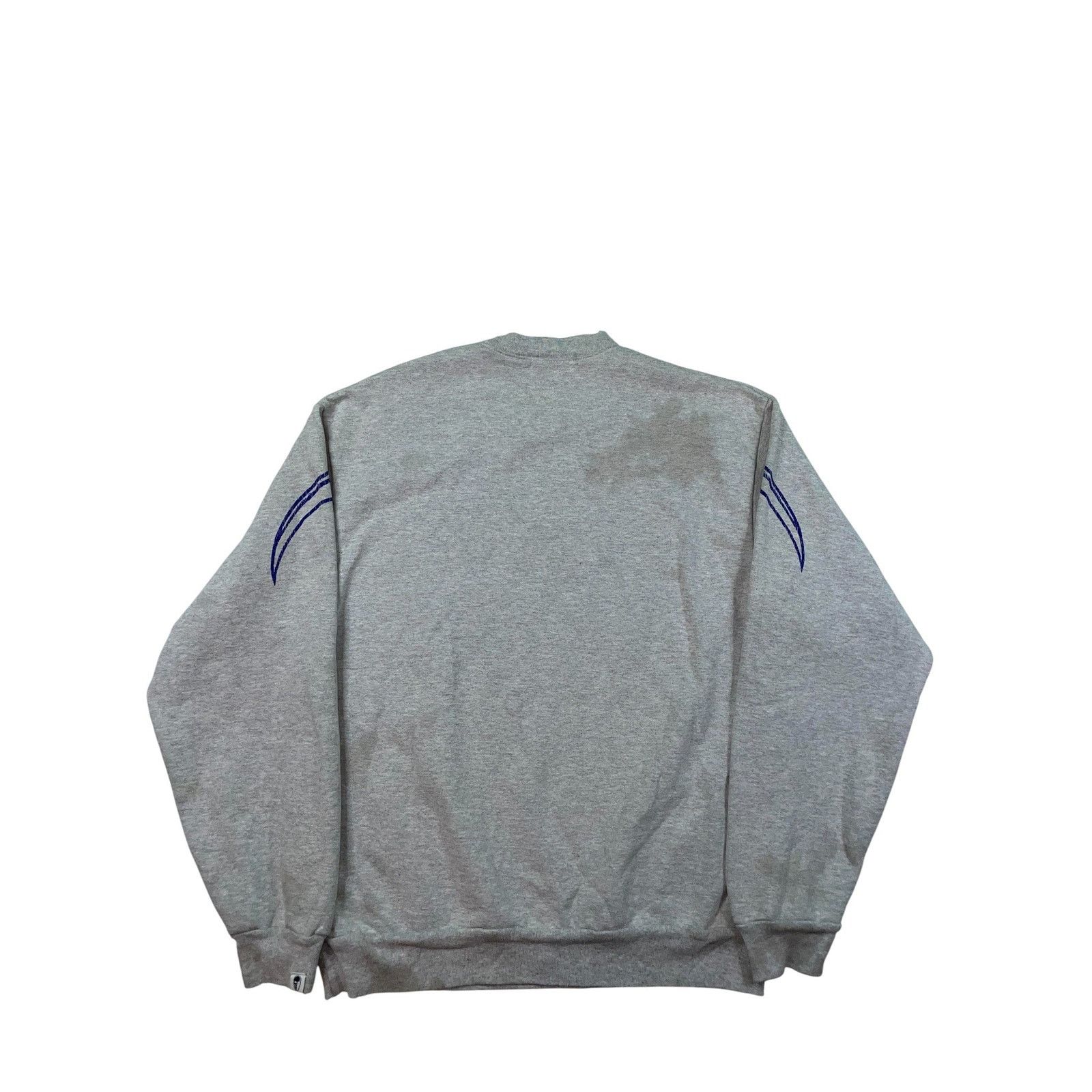 Warren Lotas Warren Lotas Distressed Grey & Blue Crewneck Size M / US 6-8 / IT 42-44 - 2 Thumbnail