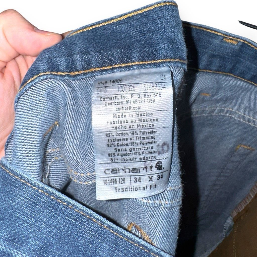 Carhartt Carhartt Mid Wash Traditional Fit Jeans Size 34/32 Size US 34 / EU 50 - 8 Thumbnail