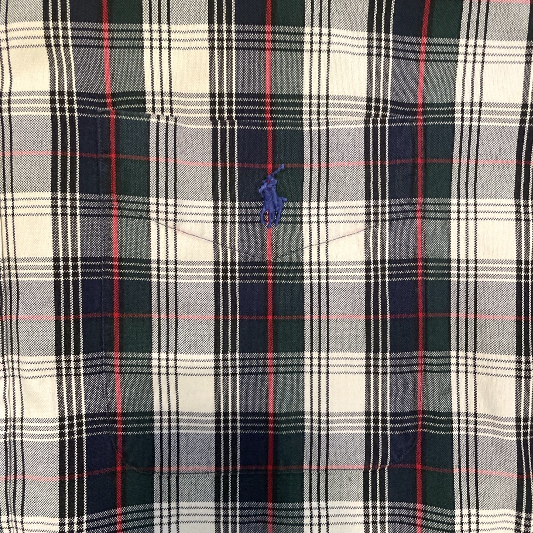 Ralph Lauren VINTAGE Ralph Lauren Blaire Shirt Mens L Red Green Blue Plaid Long Sleeve Button-Up Size US L / EU 52-54 / 3 - 3 Thumbnail