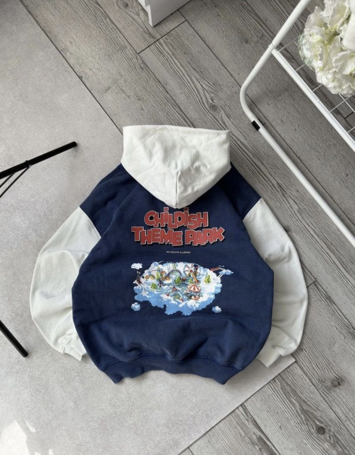 Japanese Brand Streetwear Vintage Vintage Childish Theme Park Limited Edition big logo hoodie Grailed