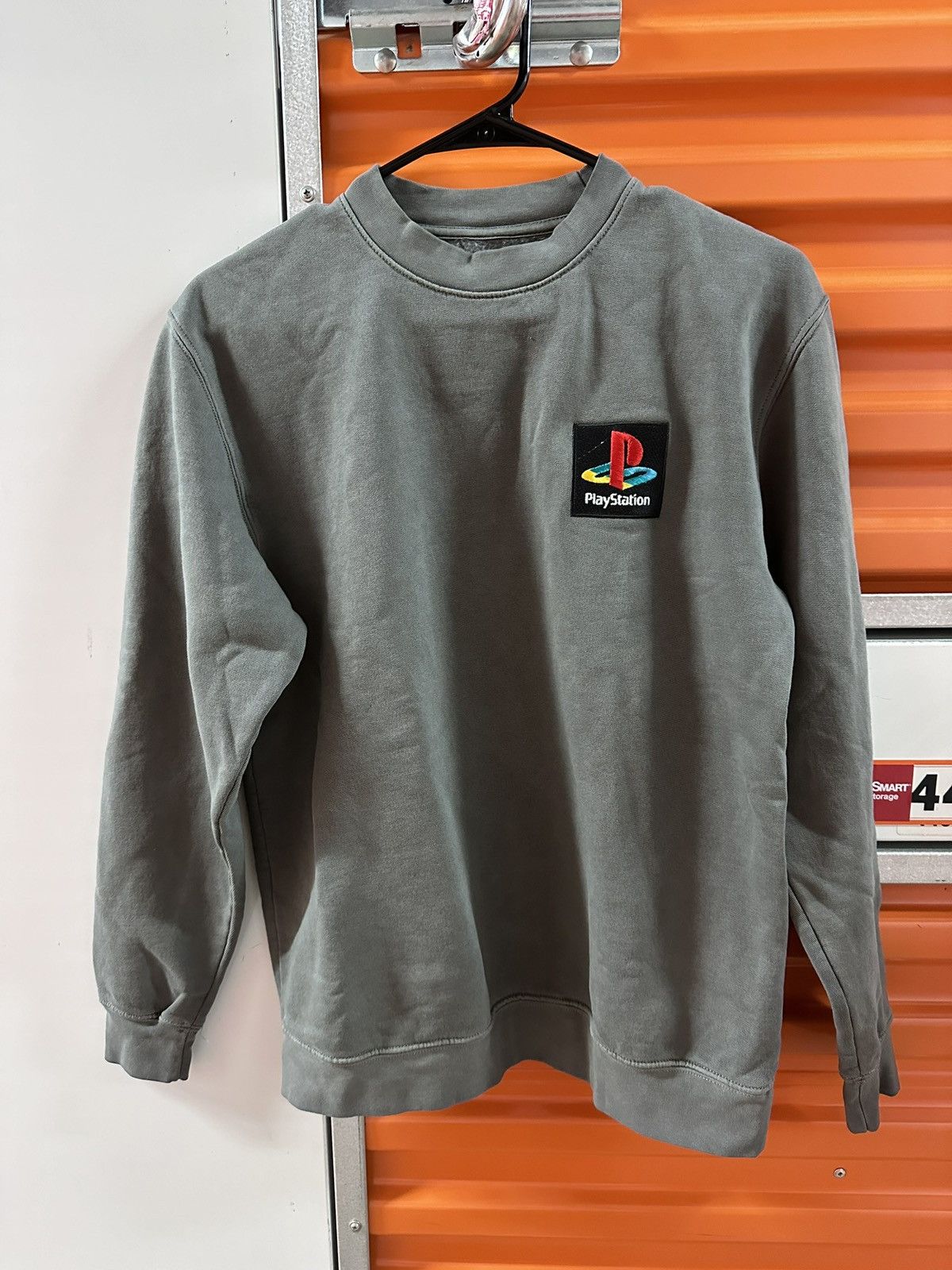 image of Cactus Jack Playstation Classic Crewneck Size Small in Grey, Men's