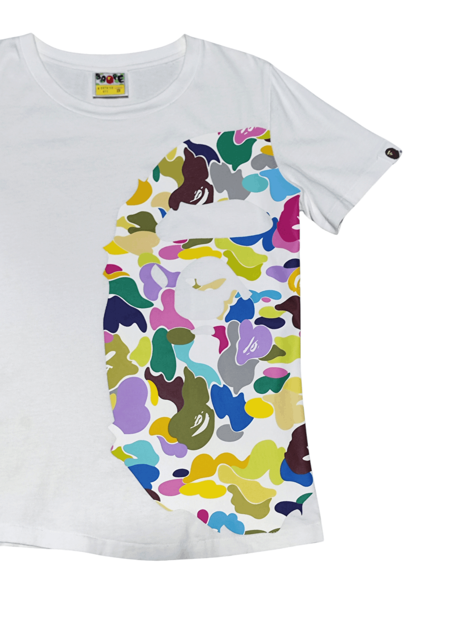 Bape MULTI CAMO SIDE BIG APE HEAD TEE Size XS / US 0-2 / IT 36-38 - 2 Thumbnail
