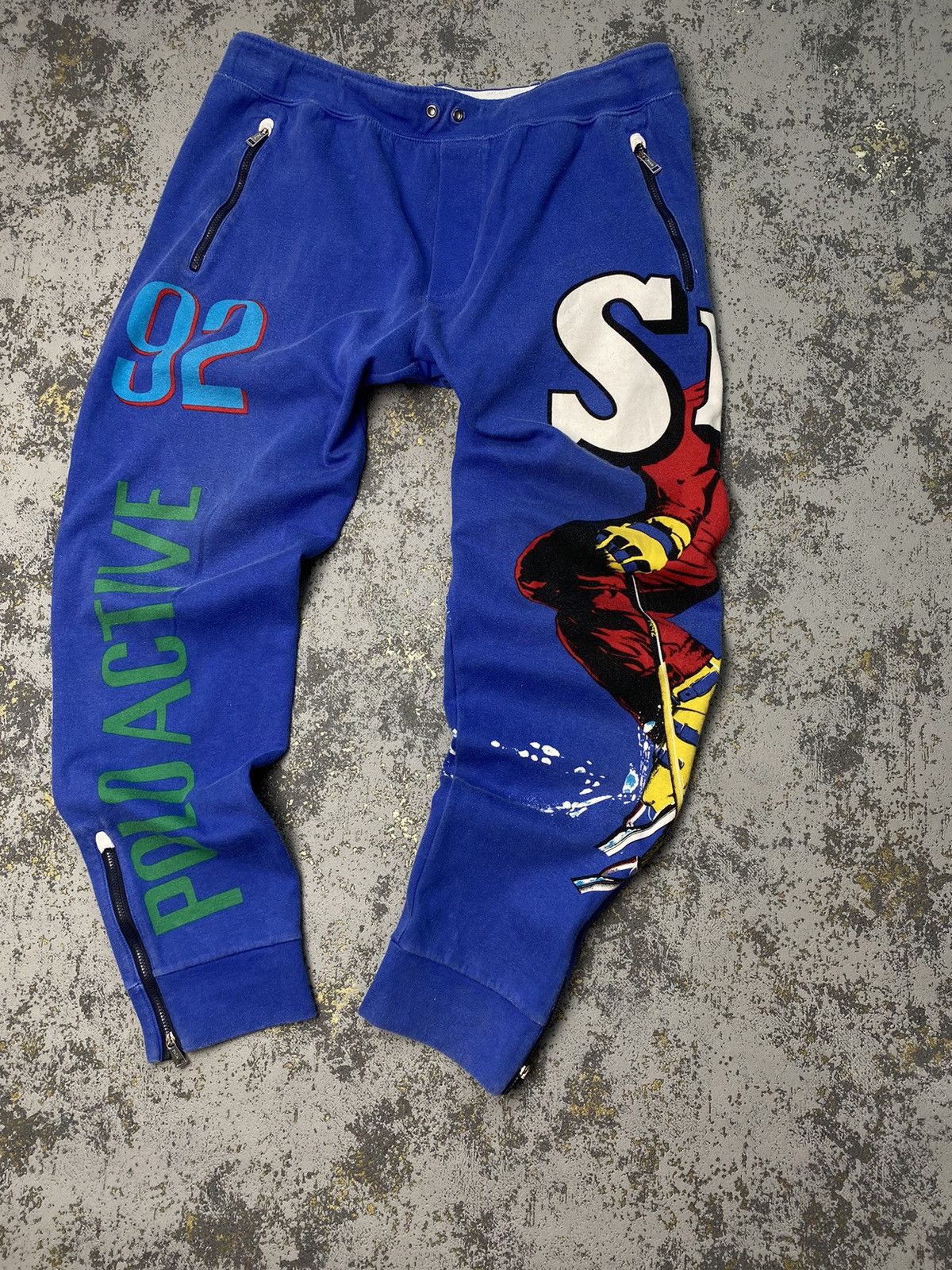 image of Polo Ralph Laurent Blue Pants, Men's (Size 42)