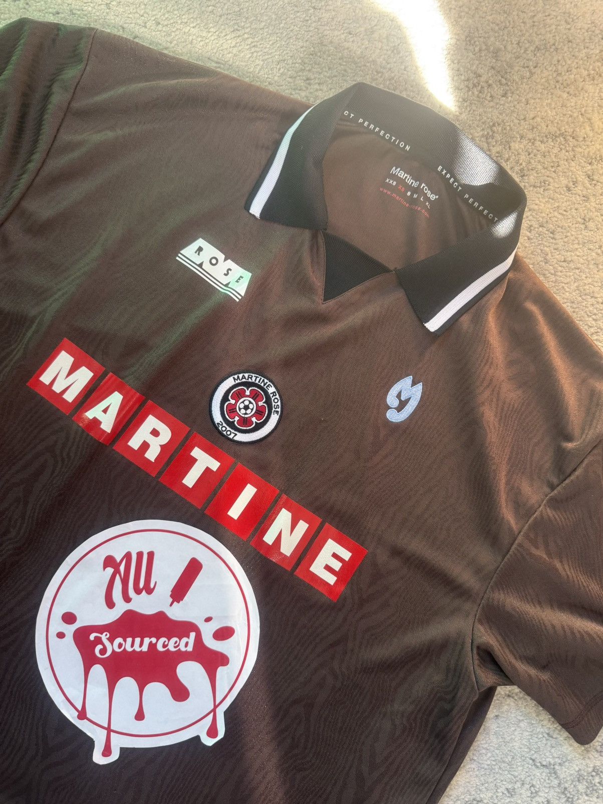 Martine Rose Martine Rose FW24 Football Jersey Shirt Size US XS / EU 42 / 0 - 2 Thumbnail