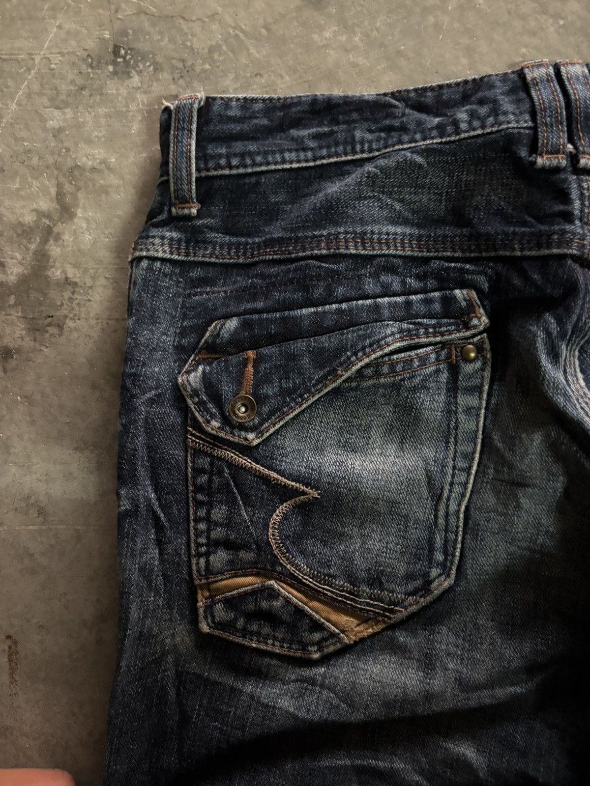 If Six Was Nine Distressed Flare SEMANTIC DESIGN punk grunge style japanese Size US 31 - 14 Thumbnail