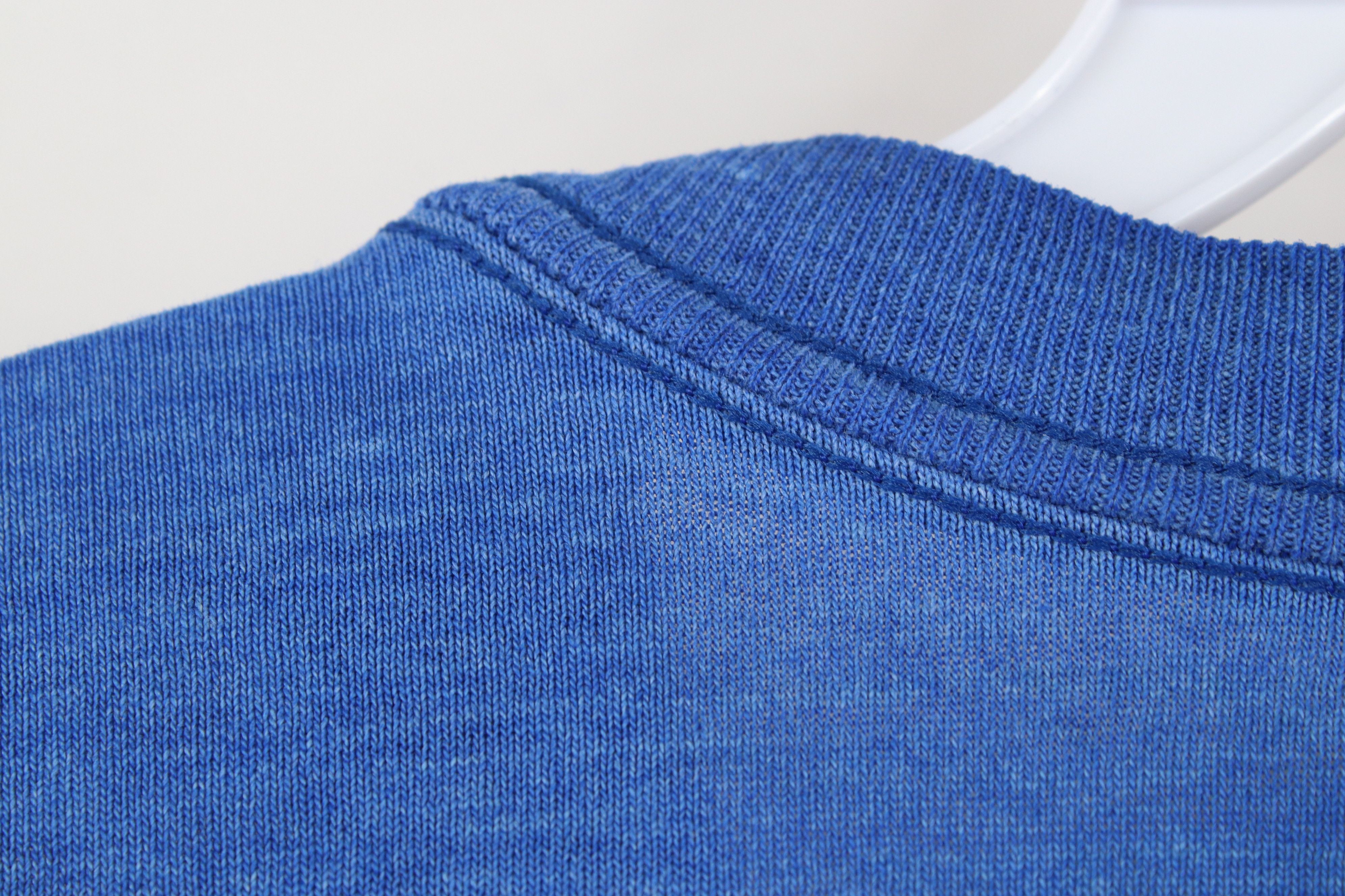Vintage Vintage 90s Streetwear Short Sleeve T-Shirt Heather Blue Size US L / EU 52-54 / 3 - 11 Thumbnail