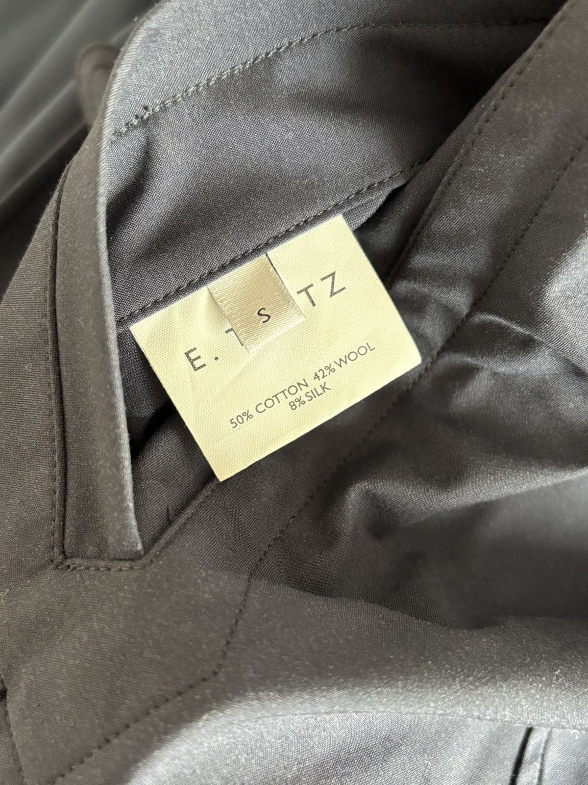E. Tautz Waterproof Navy Car Coat Size US S / EU 44-46 / 1 - 6 Thumbnail