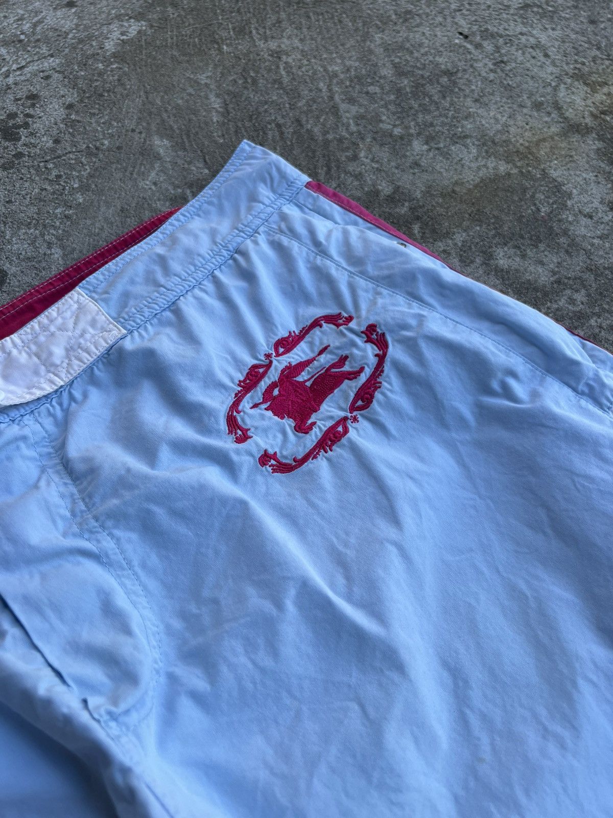 Burberry Rare Vintage Burberry Nylon Swim Shorts Archive Big Logo L Size US 34 / EU 50 - 3 Thumbnail