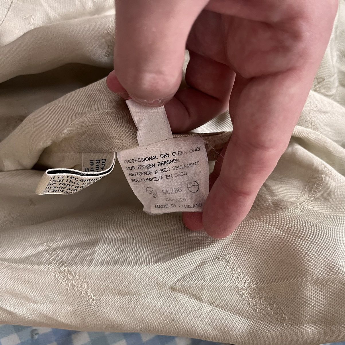 Aquascutum Aquascutum Baby Blue Club Check Vintage Trench Coat Size M / US 6-8 / IT 42-44 - 11 Thumbnail