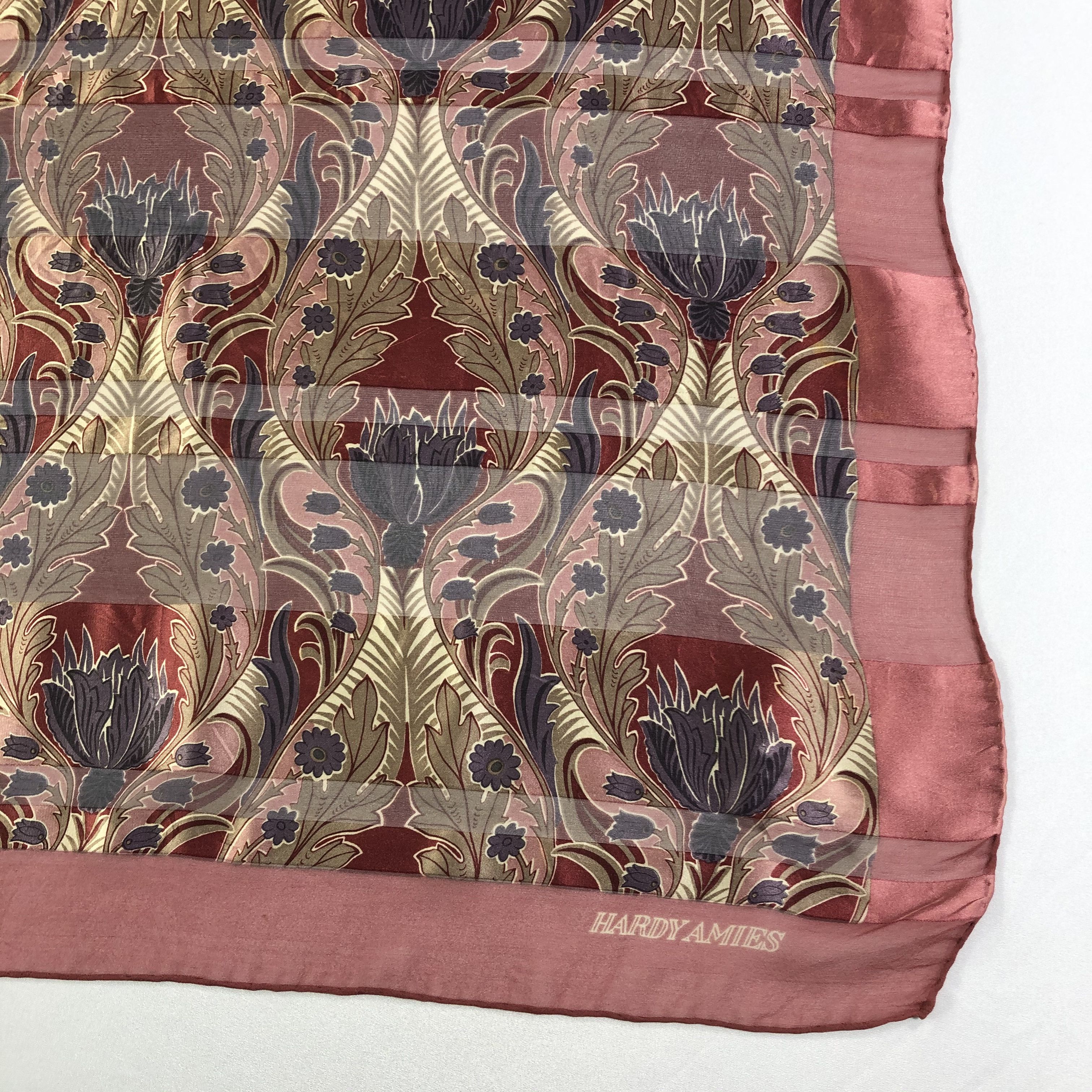 Hardy Amies × Vintage Vintage Hardy Amies Silk Scarf Size ONE SIZE - 5 Thumbnail