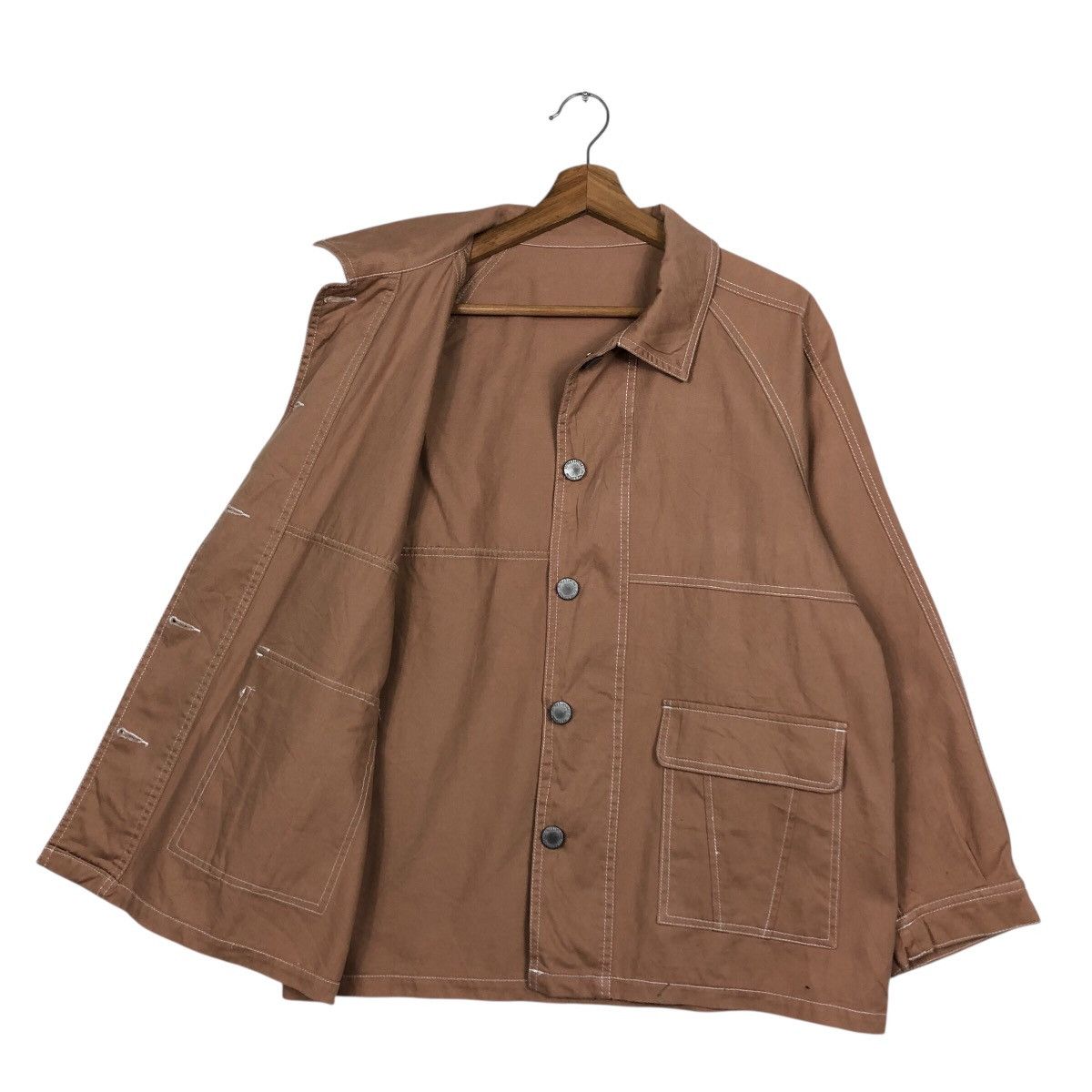 Japanese Brand 📌Vintage Duck Canvas Chore Work Jacket Japan Size US M / EU 48-50 / 2 - 12 Thumbnail