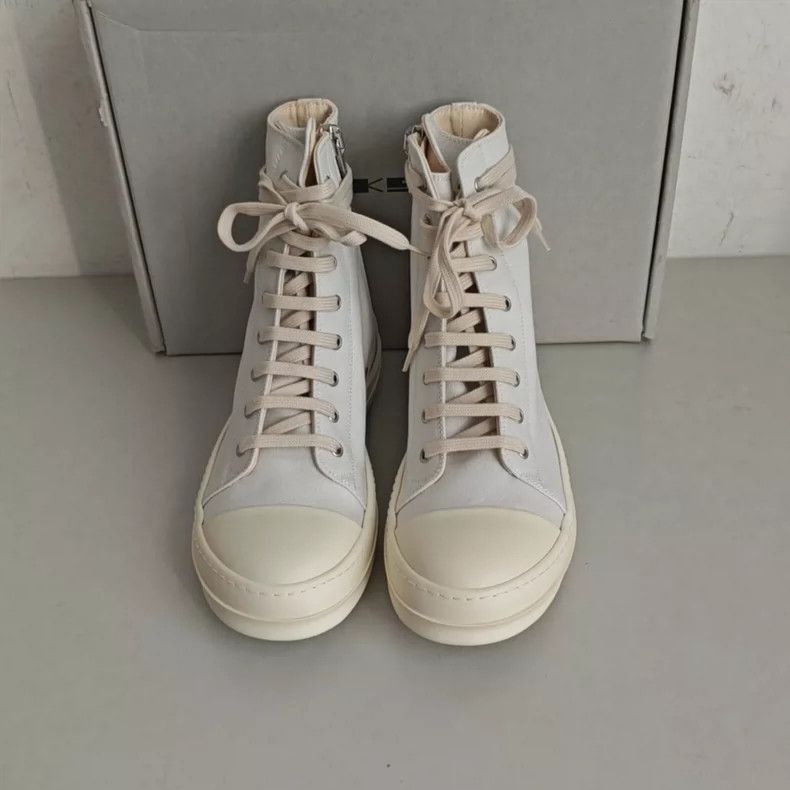 Rick Owens Rick Owens high-top casual fashion sneakers Size US 8.5 / EU 41-42 - 2 Thumbnail