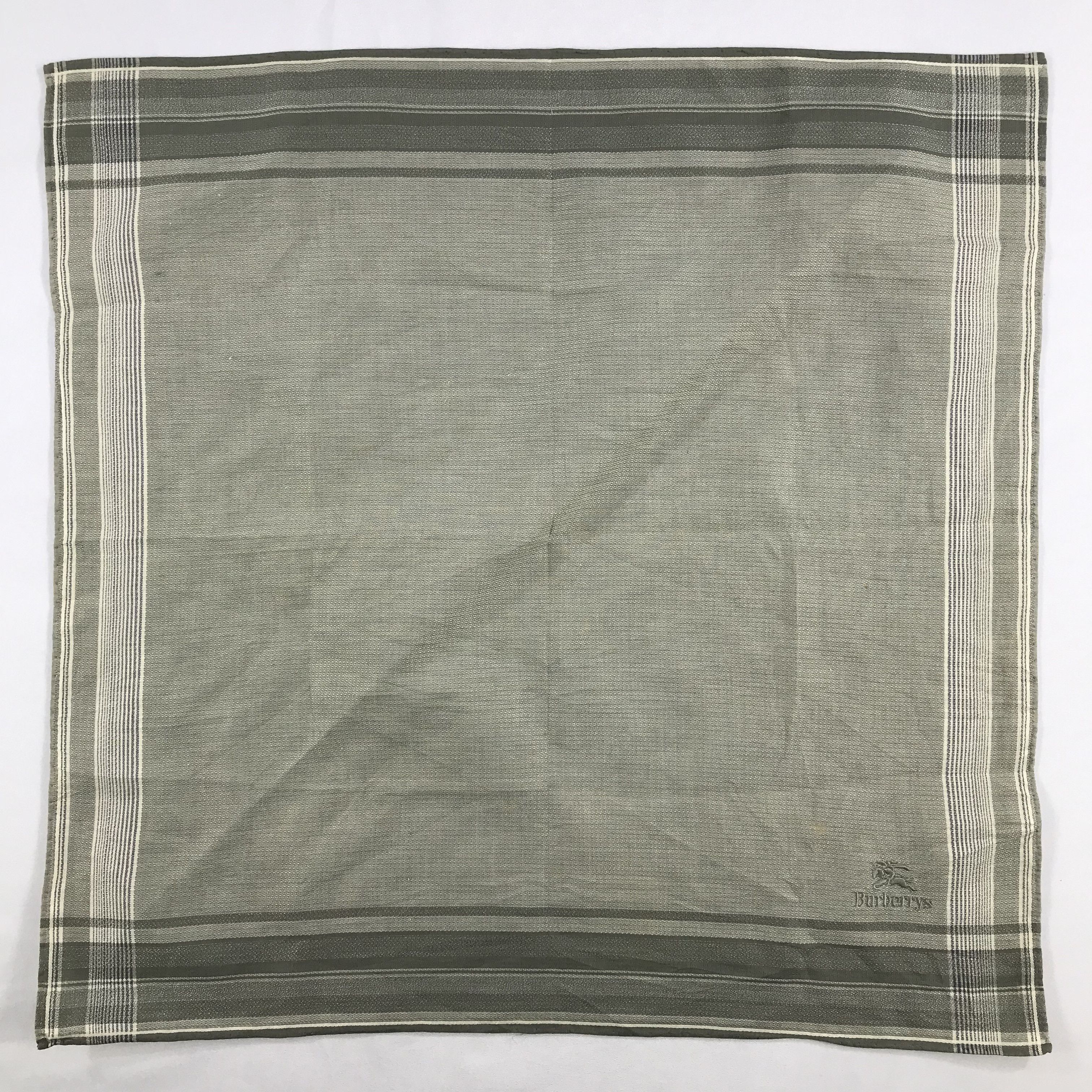Burberry × Vintage Burberry Bandana / Handkerchief / Neckerchief -S2715 Size ONE SIZE - 1 Thumbnail