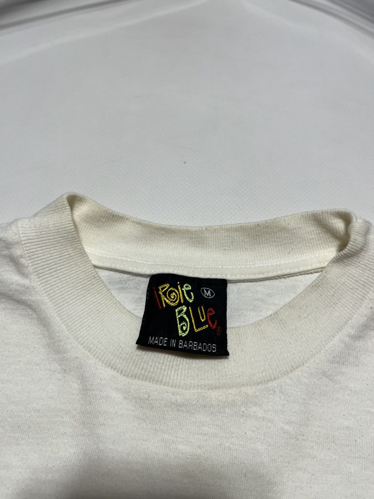 Stussy vtg single stitch boxy cropped irie blue graphic tee Size US L / EU 52-54 / 3 - 3 Thumbnail