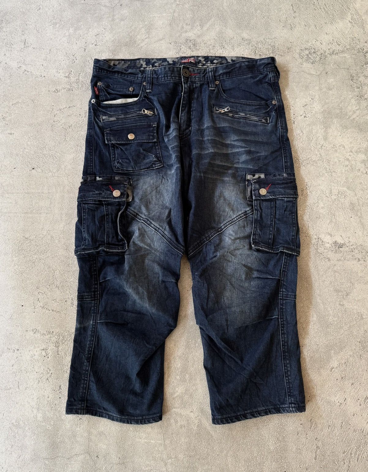 Hysteric Glamour Y2k Lyric Cargo Short Jeans Size US 33 - 1 Thumbnail