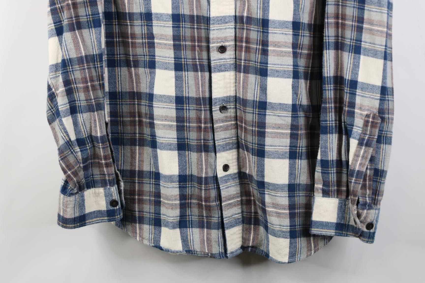 L.L. Bean Vintage LL Bean Fitted Flannel Collared Button Down Shirt Size US L / EU 52-54 / 3 - 3 Thumbnail