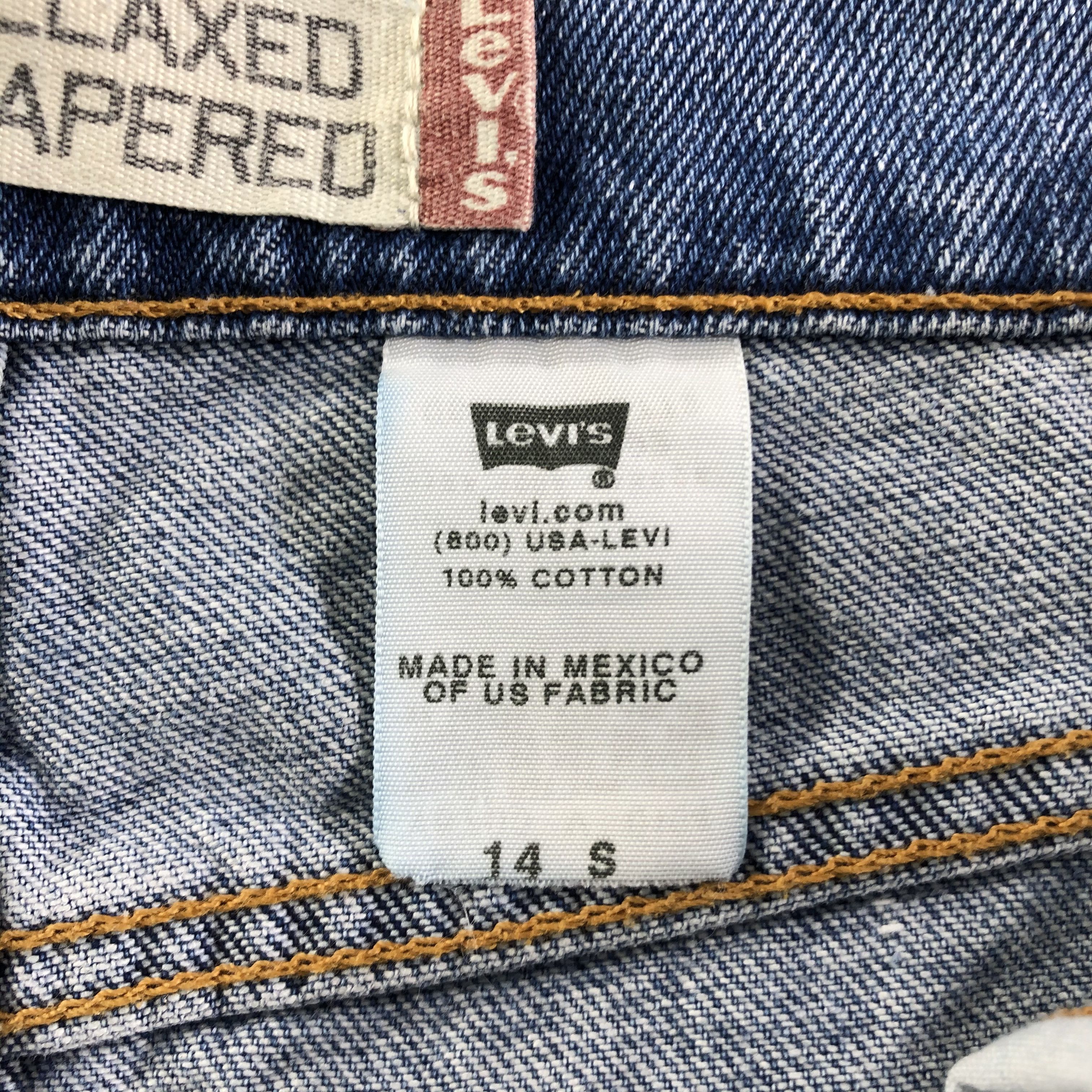 Levi's Vintage Blue Wash Levis 550 Jeans-J3470 Size US 33 - 9 Thumbnail