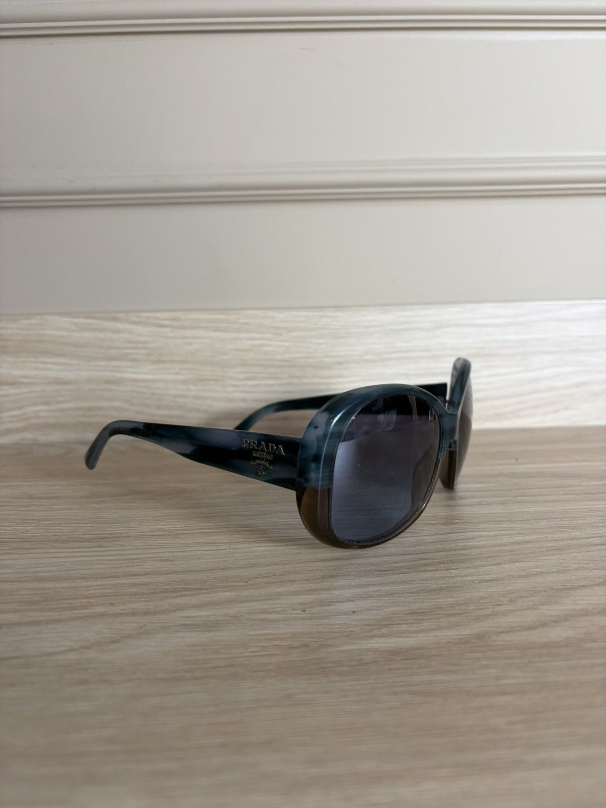 Prada Y2K PRADA OVERSIZED MASK SPR03M SUNGLASSES PUNK ROCK Size ONE SIZE - 5 Thumbnail