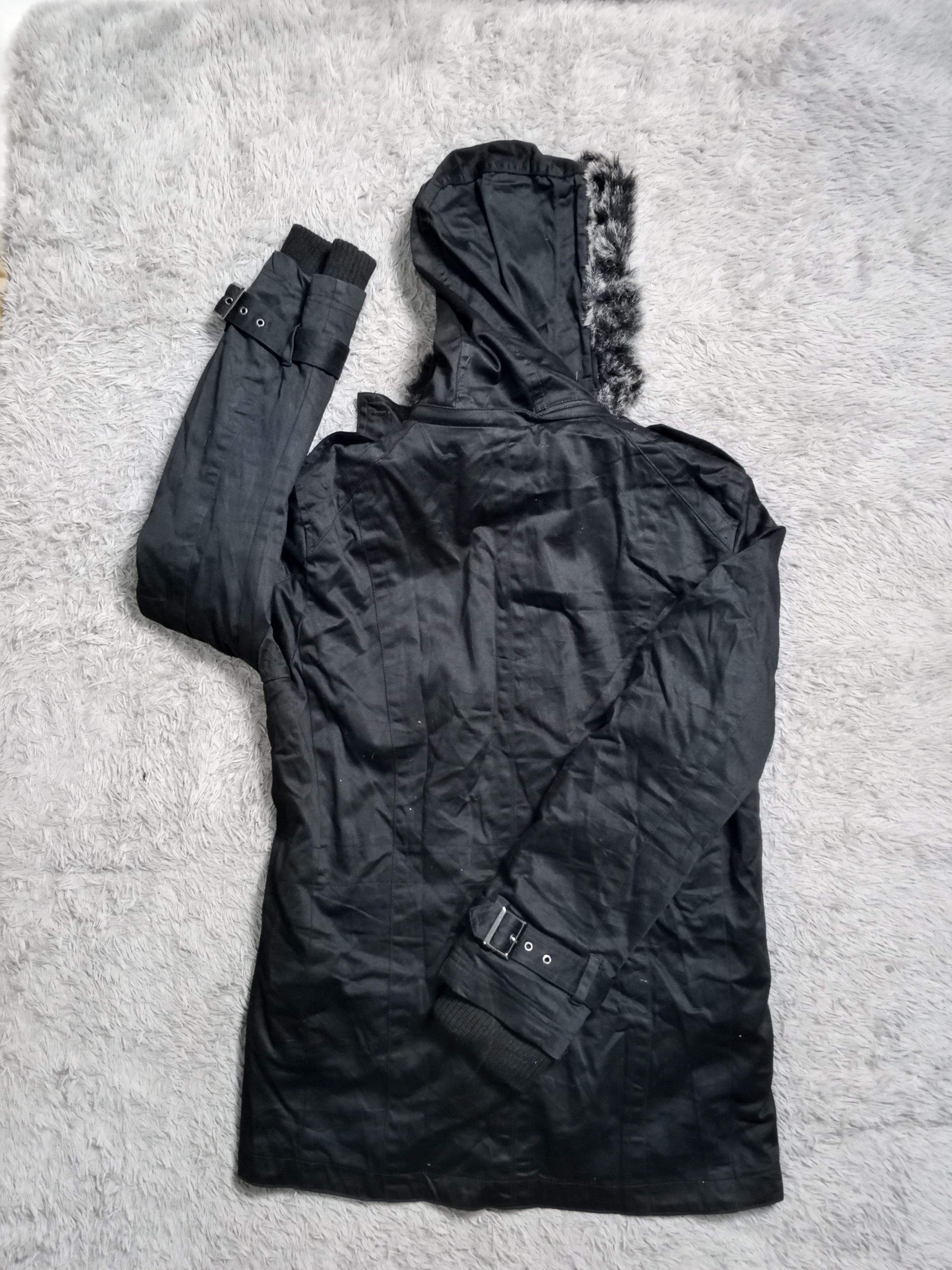 semanticdesign semantic design Japan Faux Fur Puffer Hoodie Jacket Size US M / EU 48-50 / 2 - 9 Thumbnail