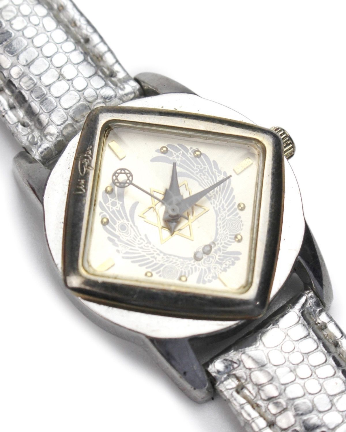Hysteric Glamour 2000S URI GELLER DIAMOND FACE ANGEL WINGS SILVER WATCH Size ONE SIZE - 3 Thumbnail