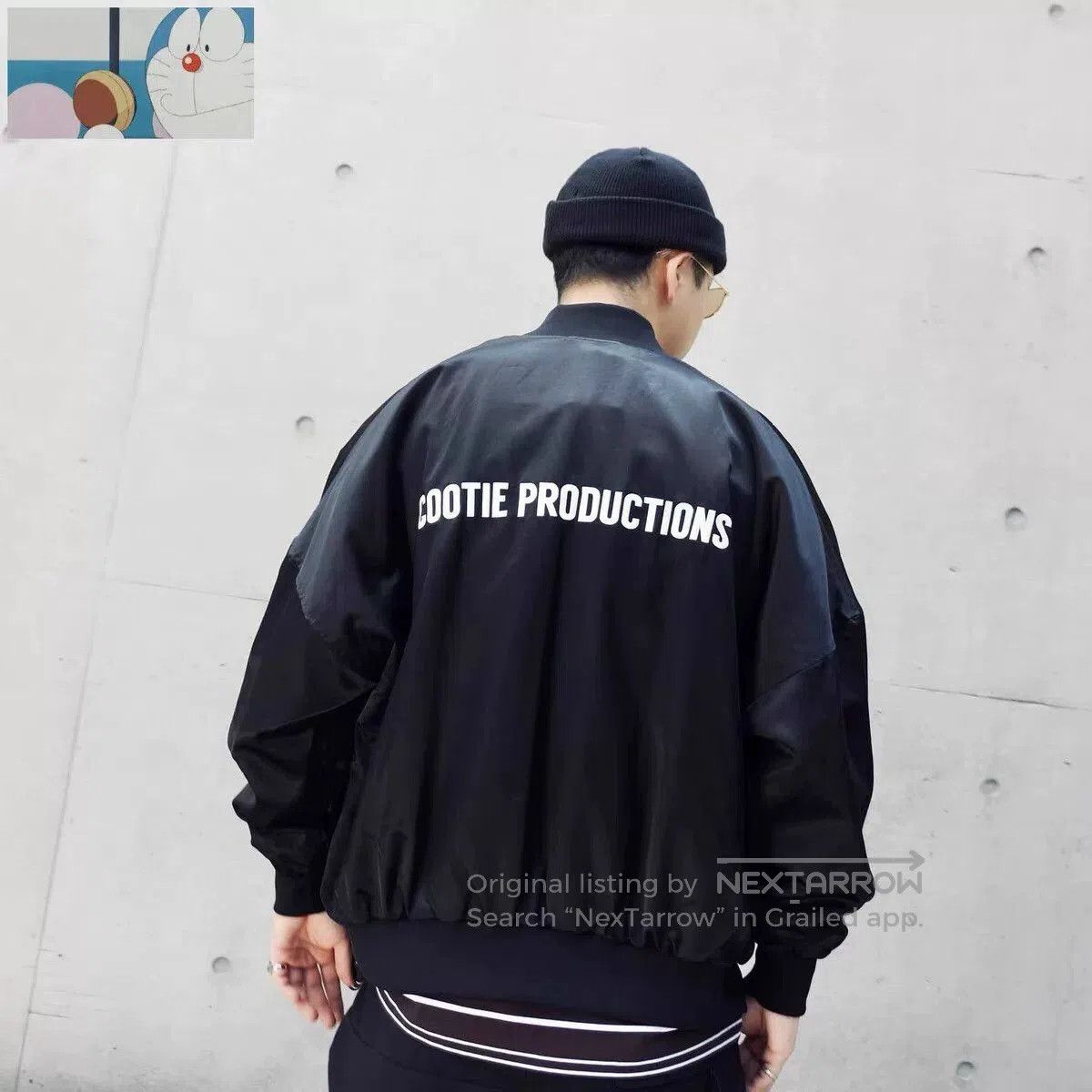 Japanese Brand Cootie Satin Nylon Jacket with Logo Embroidery. Size US S / EU 44-46 / 1 - 2 Thumbnail