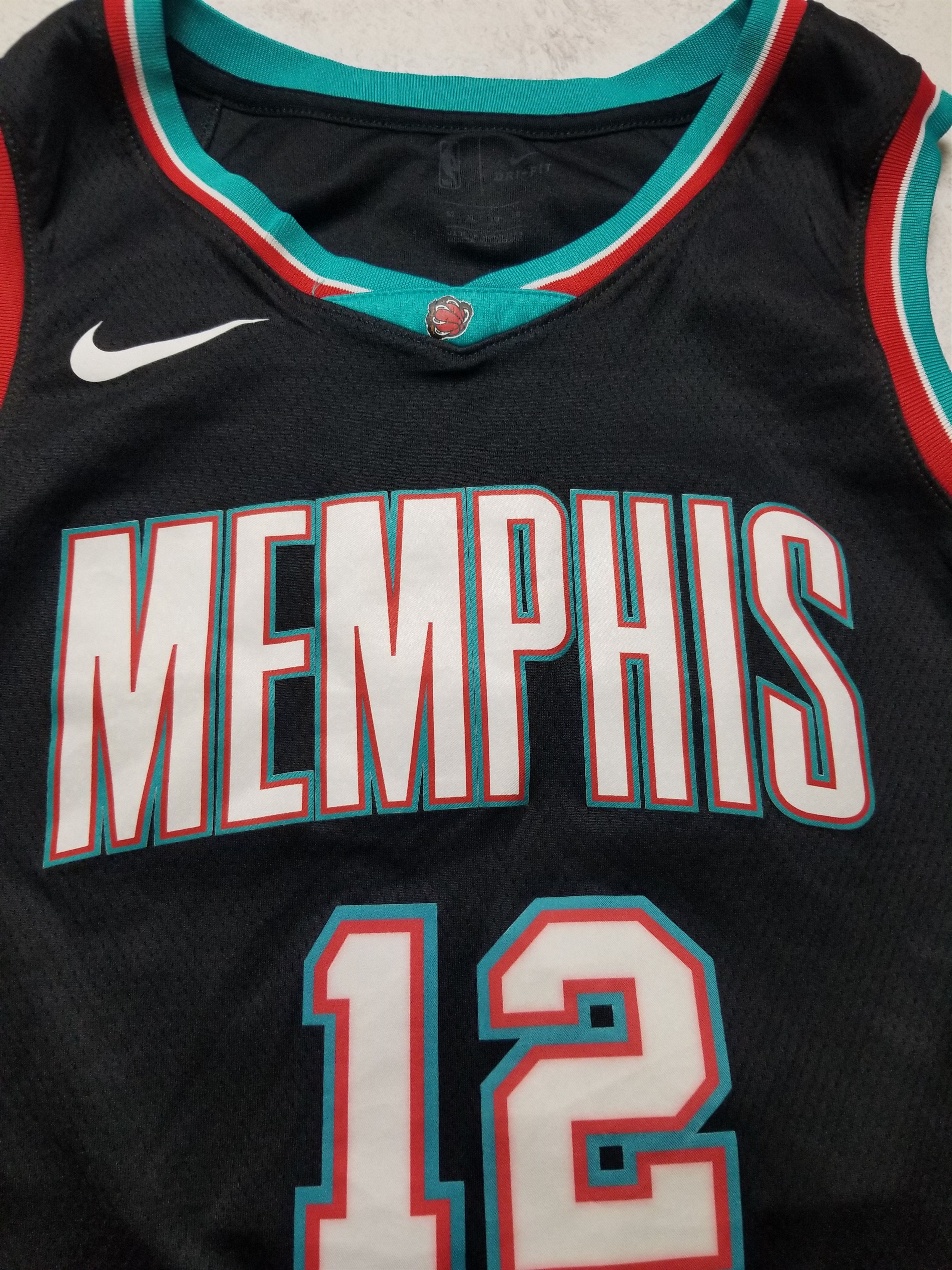 Nike Memphis Grizzlies Ja Morant #12 Classic Edition Jersey Size US XL / EU 56 / 4 - 14 Thumbnail